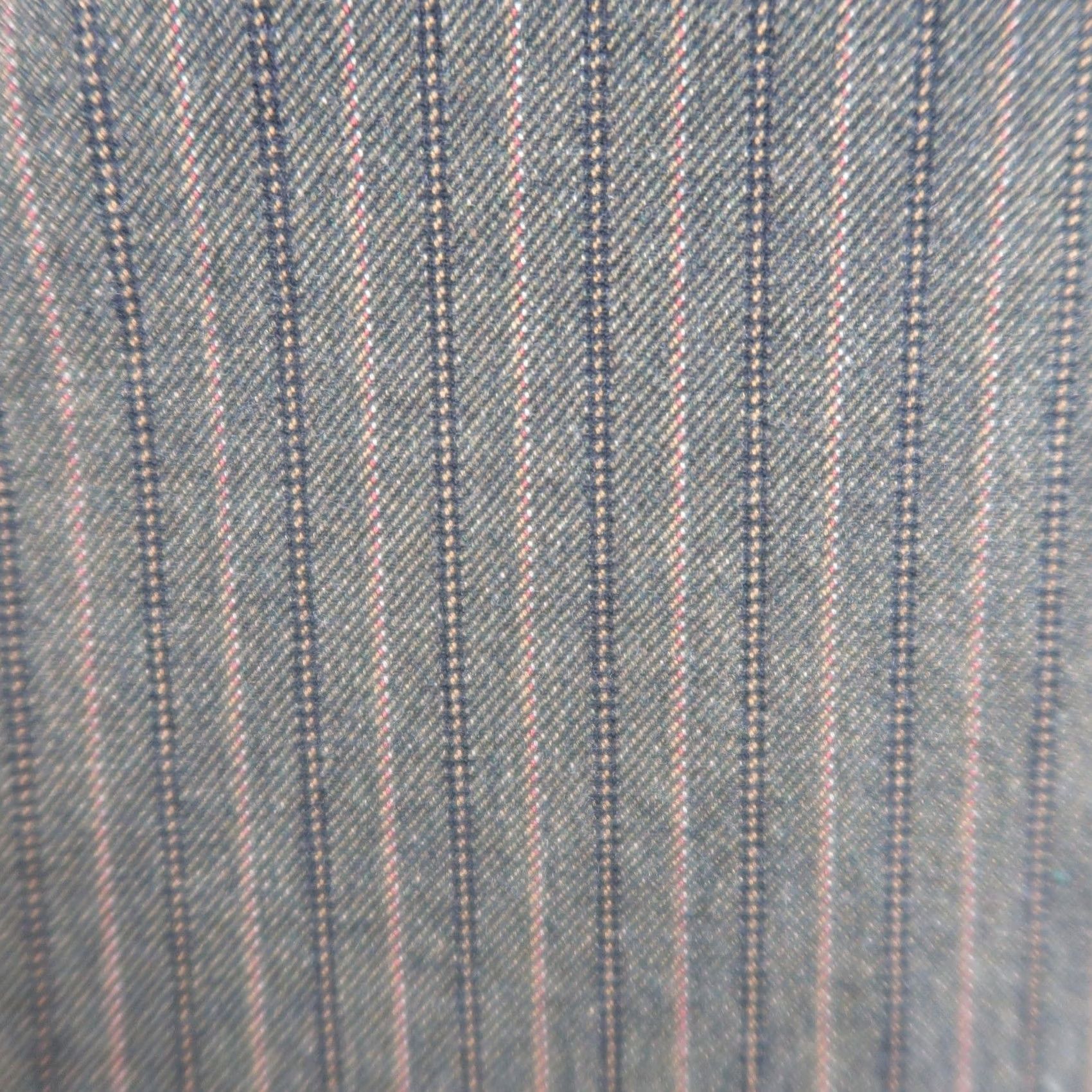 Dries Van Noten DRIES VAN NOTEN Sport Coat Size 38 Brown Cotton Herringbone Stripe Mens Size US XXS / EU 40 - 5 Thumbnail