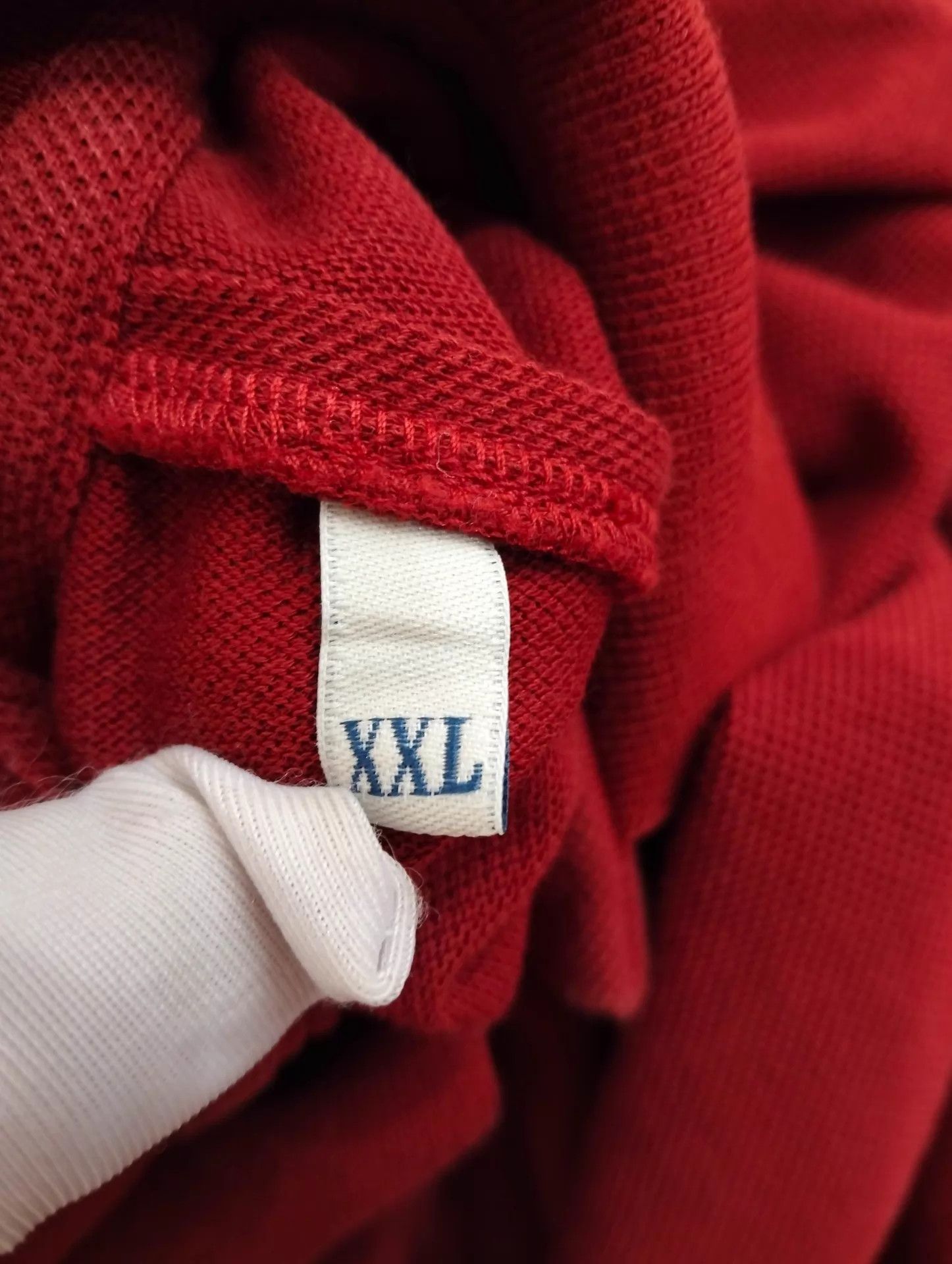 Moncler Moncler Red Logo Polo Shirt XXL Size US XXL / EU 58 / 5 - 7 Thumbnail