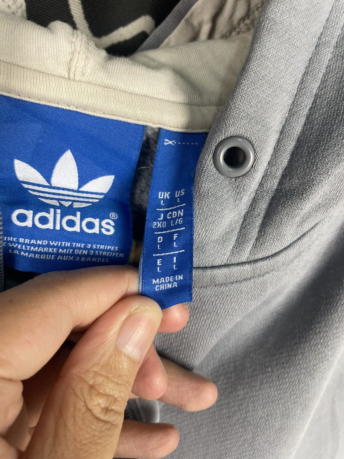 Adidas Adidas 1/4 Zipper Hoodie Size US L / EU 52-54 / 3 - 10 Thumbnail