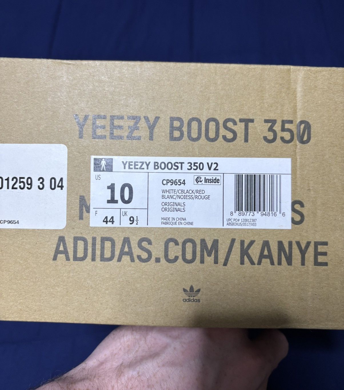 Adidas Adidas Yeezy Boost 350 V2 Zebra Size 10 Size US 10 / EU 43 - 9 Thumbnail
