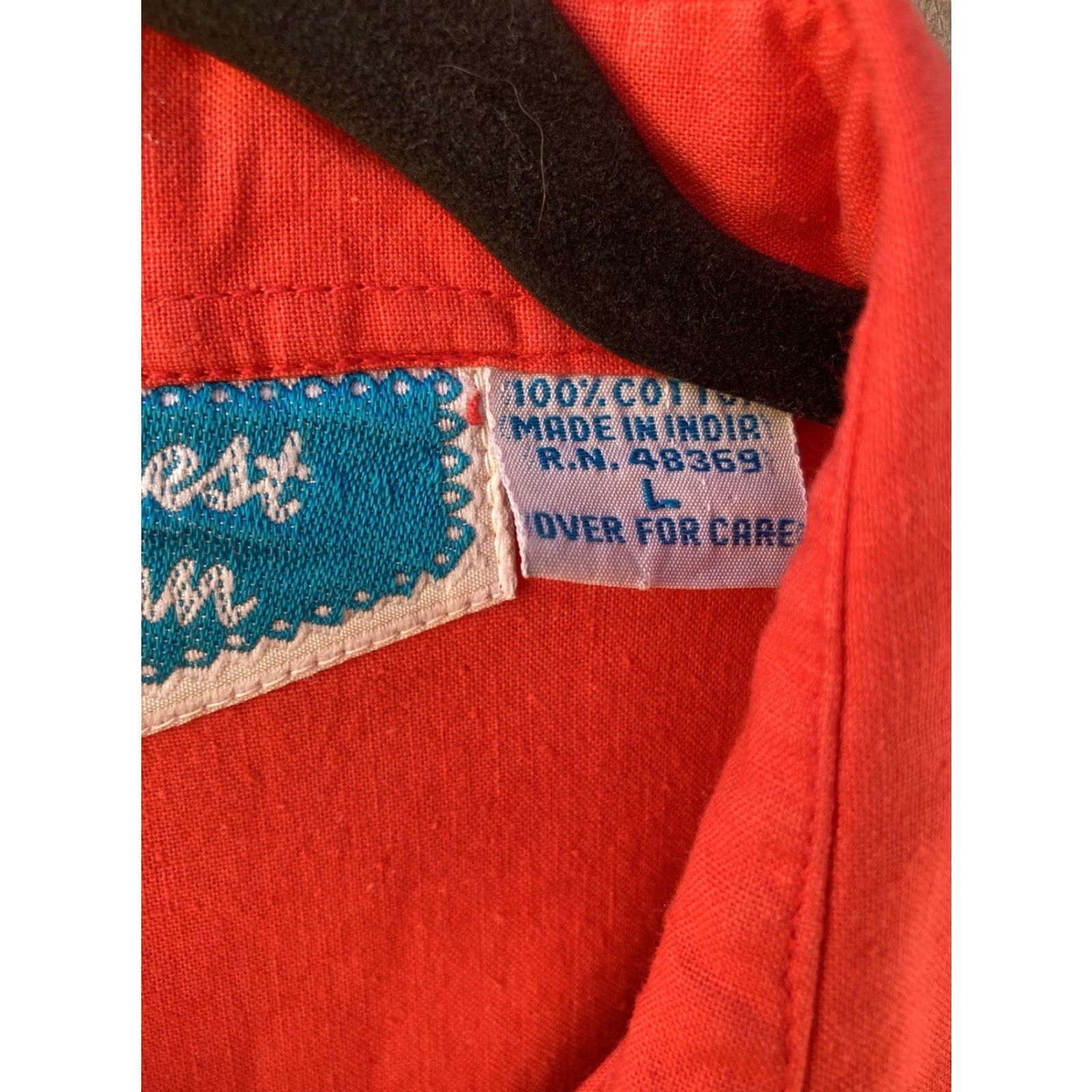 Vintage Southwest Canyon Western Shirt Red Embroidery Vintage L Rockabilly Womens Size L / US 10 / IT 46 - 3 Thumbnail