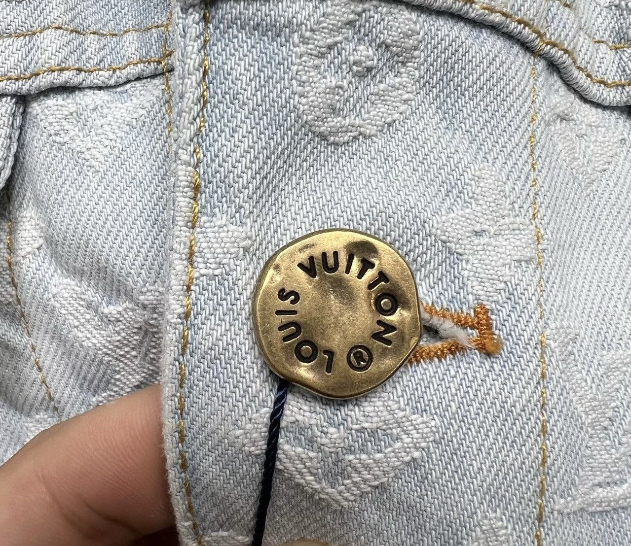 Louis Vuitton × Tyler The Creator Louis Vuitton X Tyler The Creator 50 Monogram Denim Jacket Size US M / EU 48-50 / 2 - 8 Thumbnail