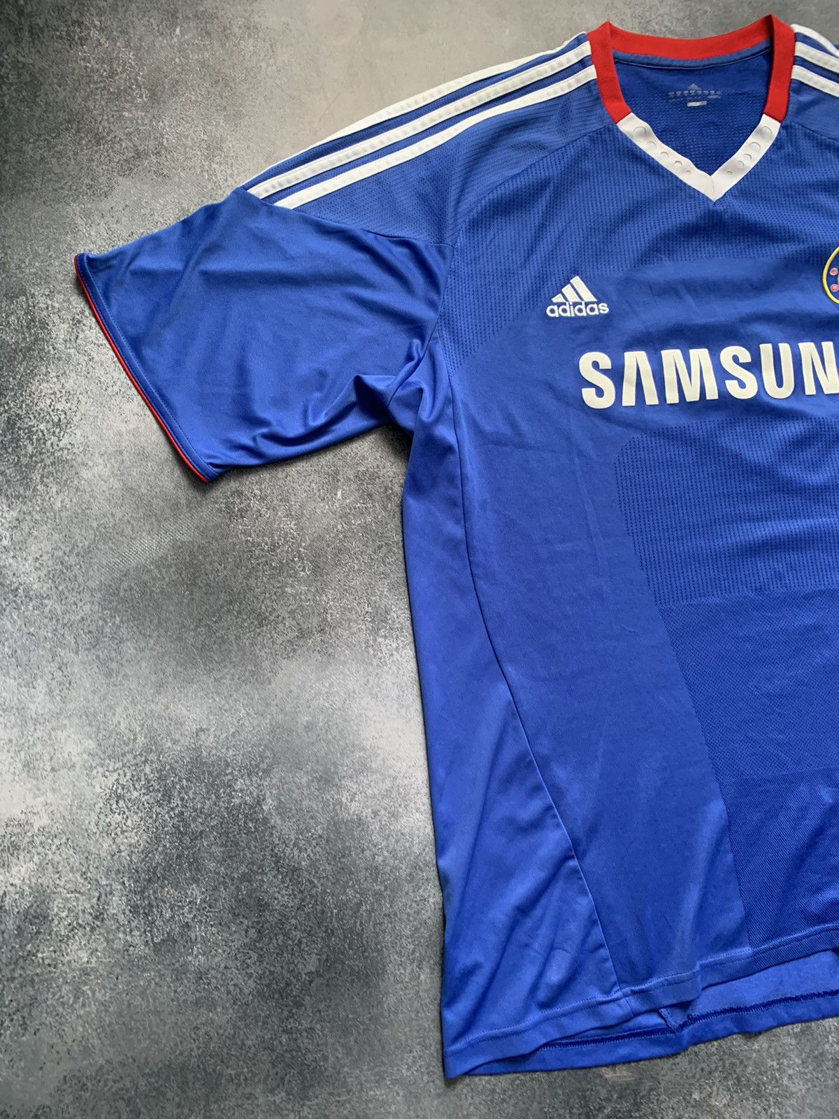 Adidas × Chelsea Soccer Adidas Chelsea 2010/2011 Home Shirt Soccer Jersey Football Size US XL / EU 56 / 4 - 2 Thumbnail