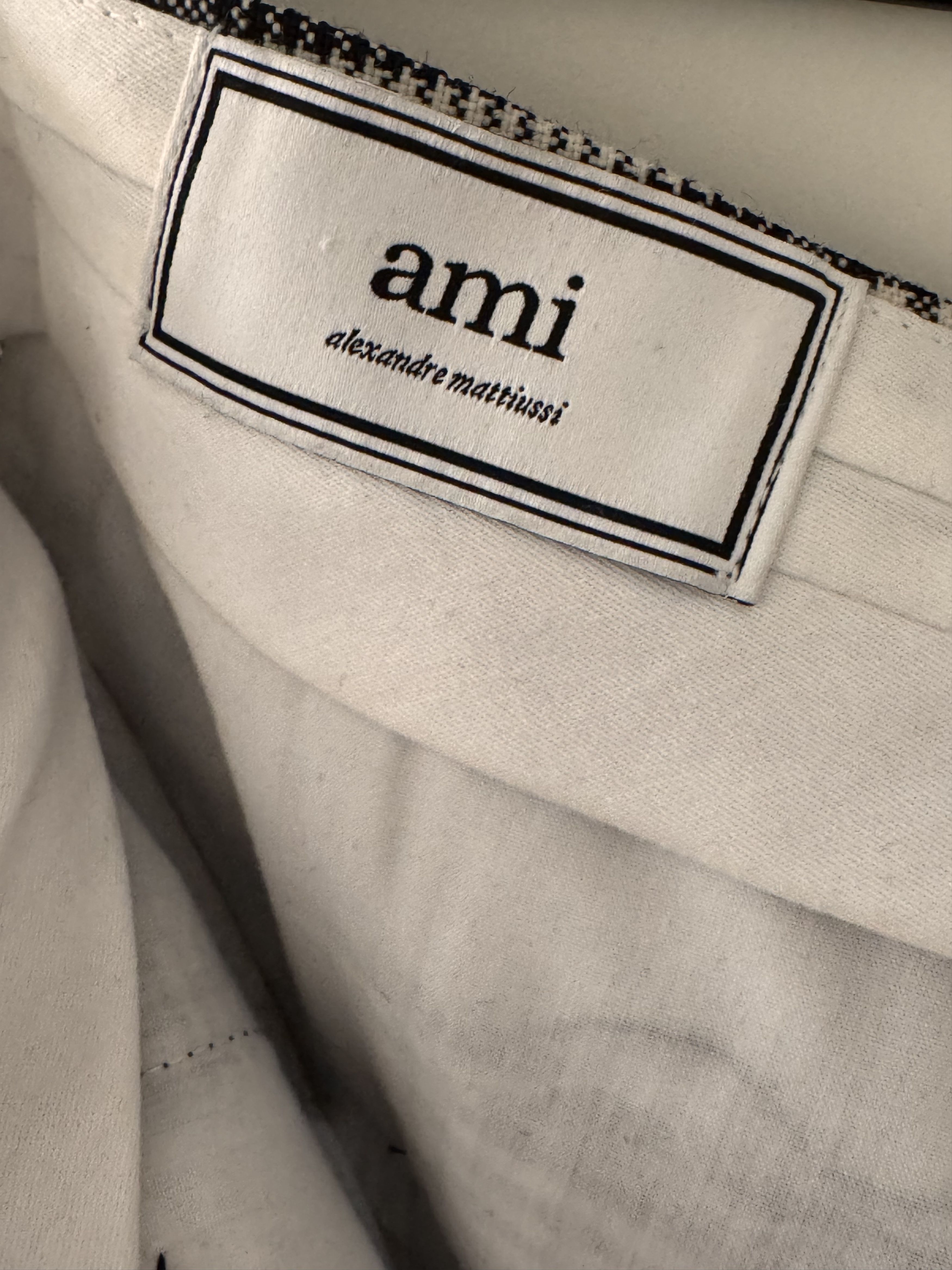 AMI Ami checkered high waisted trousers Size US 34 / EU 50 - 3 Thumbnail