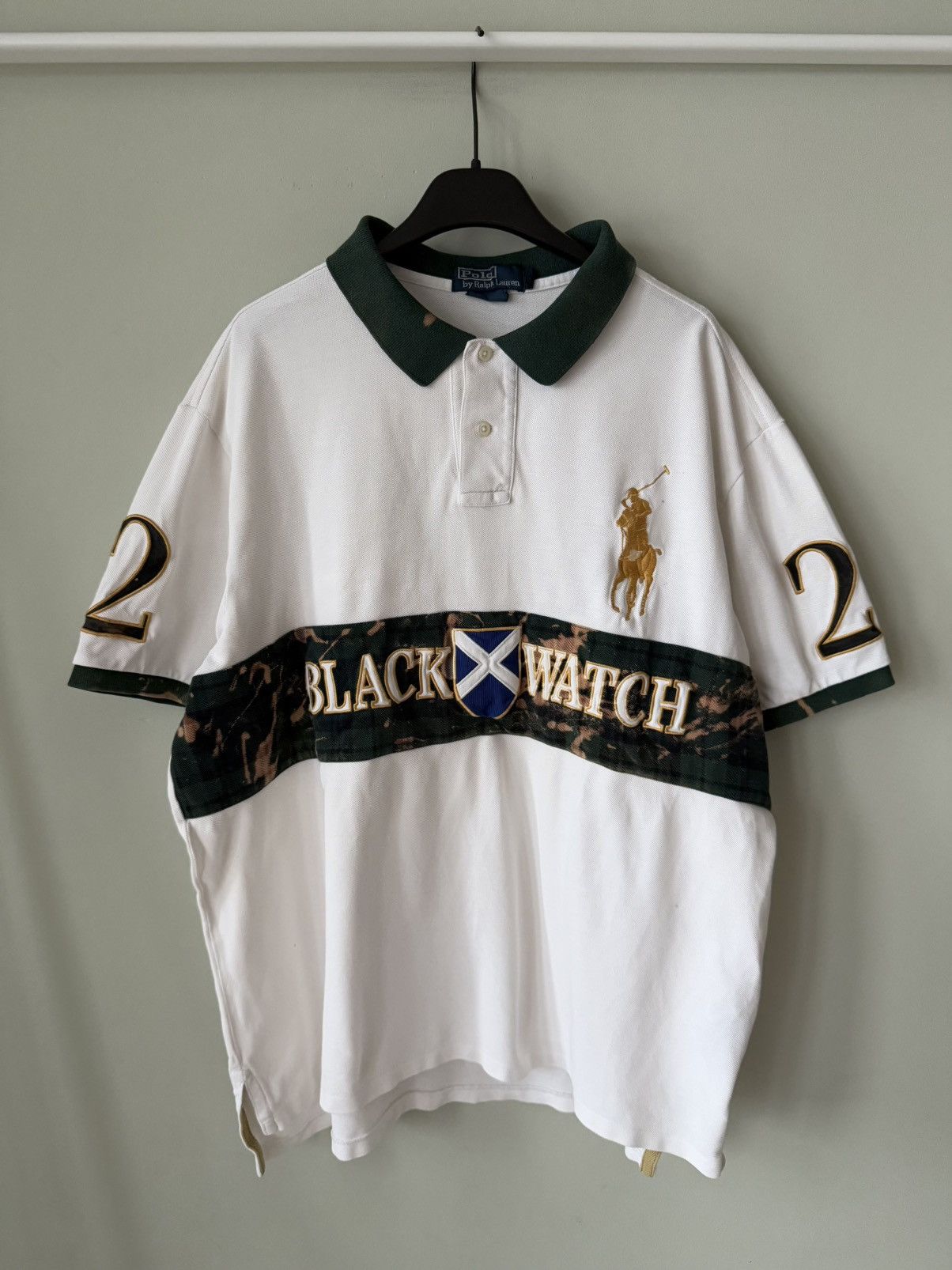 Polo Ralph Lauren Polo Ralph Lauren Black Watch Scotland Custom made polo tee Size US XXL / EU 58 / 5 - 1 Thumbnail