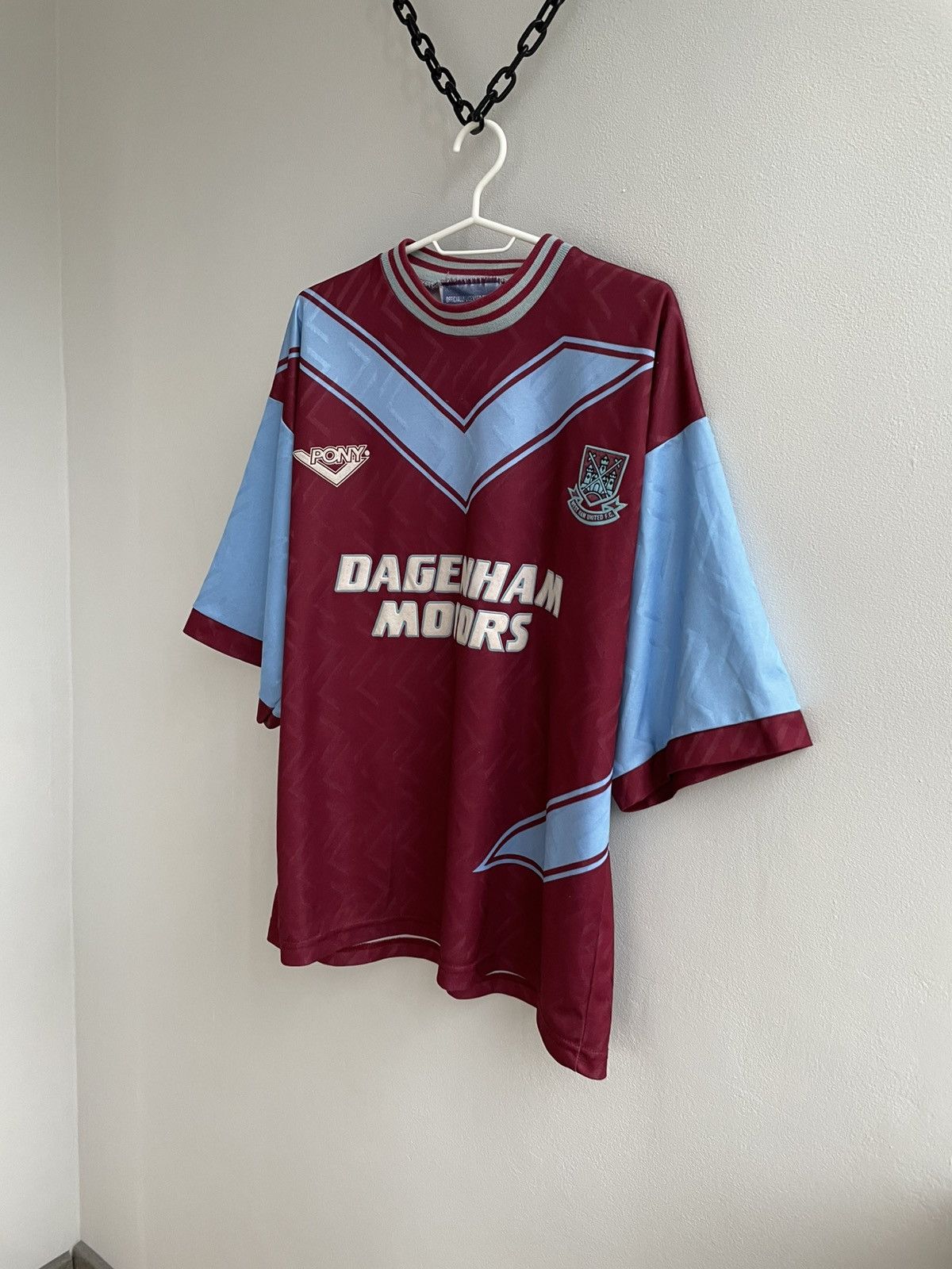 Vintage West Ham United 1993 1994 1995 Football Shirt Soccer Jersey Size US XXL / EU 58 / 5 - 2 Thumbnail
