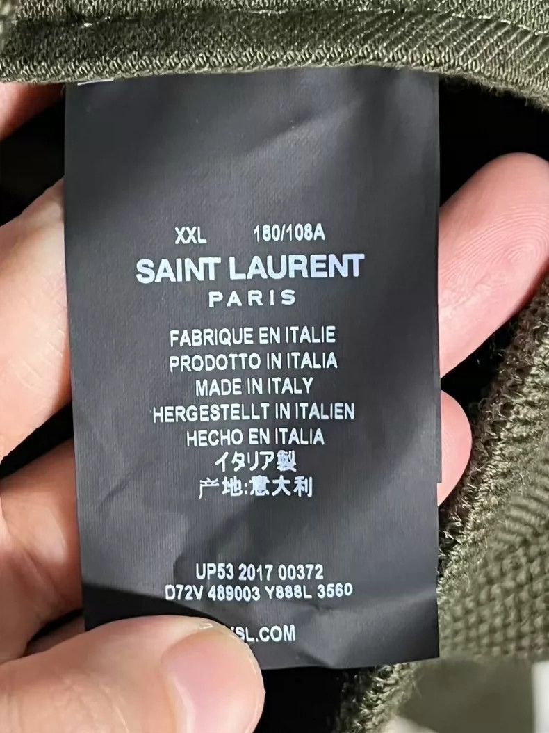 Saint Laurent Paris SAINT LAURENT military patch baseball jacket-2507 Size US XXL / EU 58 / 5 - 7 Thumbnail