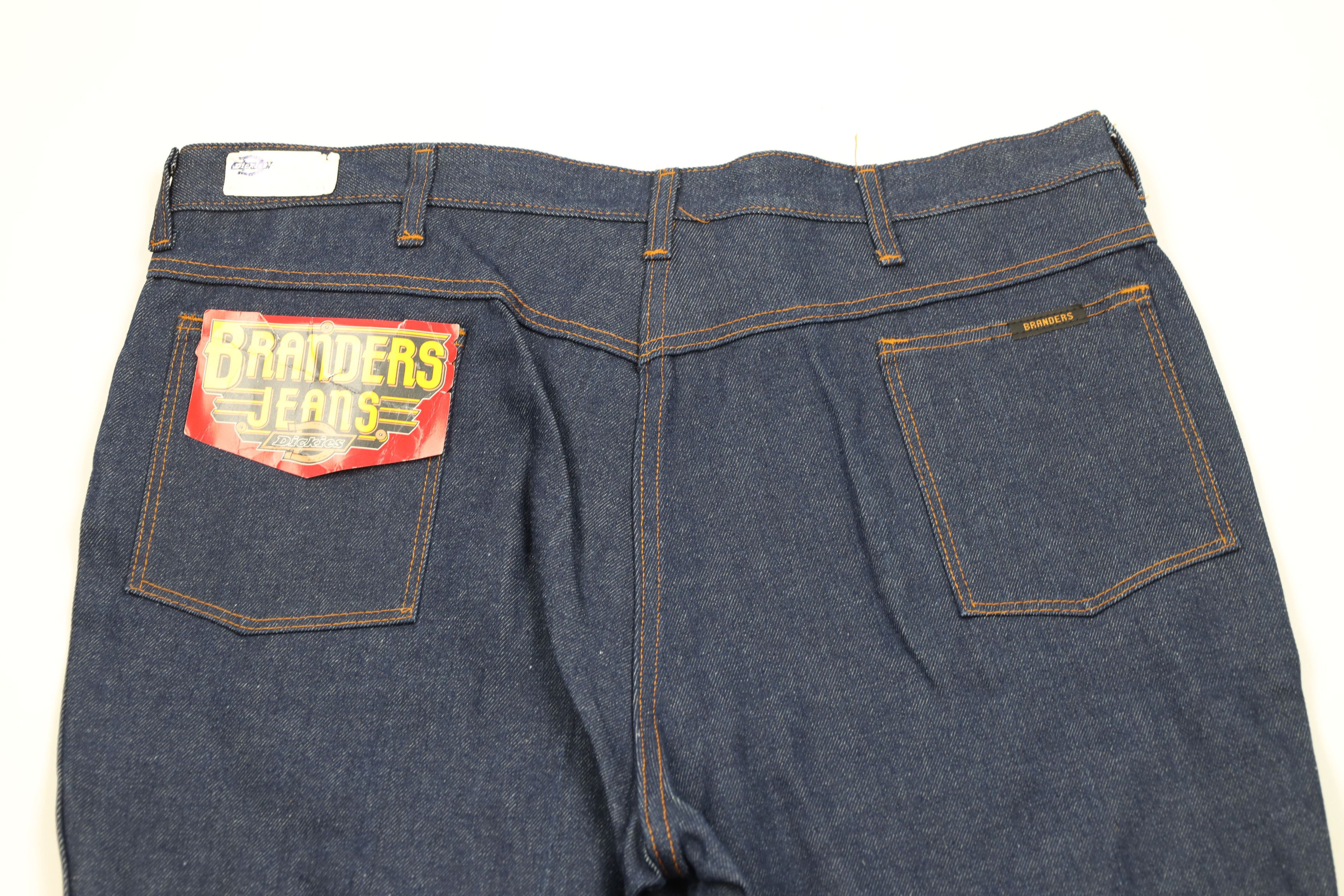 Dickies Deadstock Vintage 70s Dickies Branders Denim Jeans Indigo Size US 42 / EU 58 - 9 Thumbnail