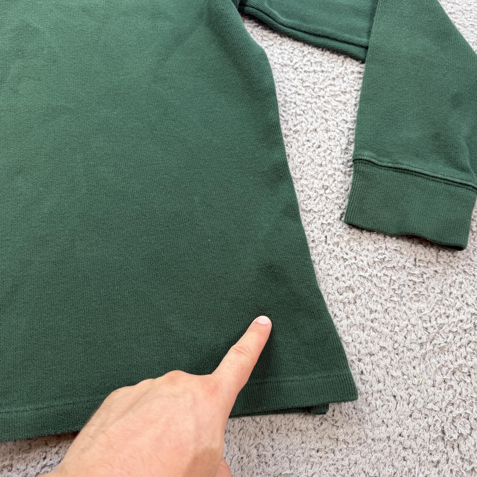Polo Ralph Lauren Polo Ralph Lauren Green Quarter Zip Pullover Sweatshirt M Size US M / EU 48-50 / 2 - 7 Thumbnail