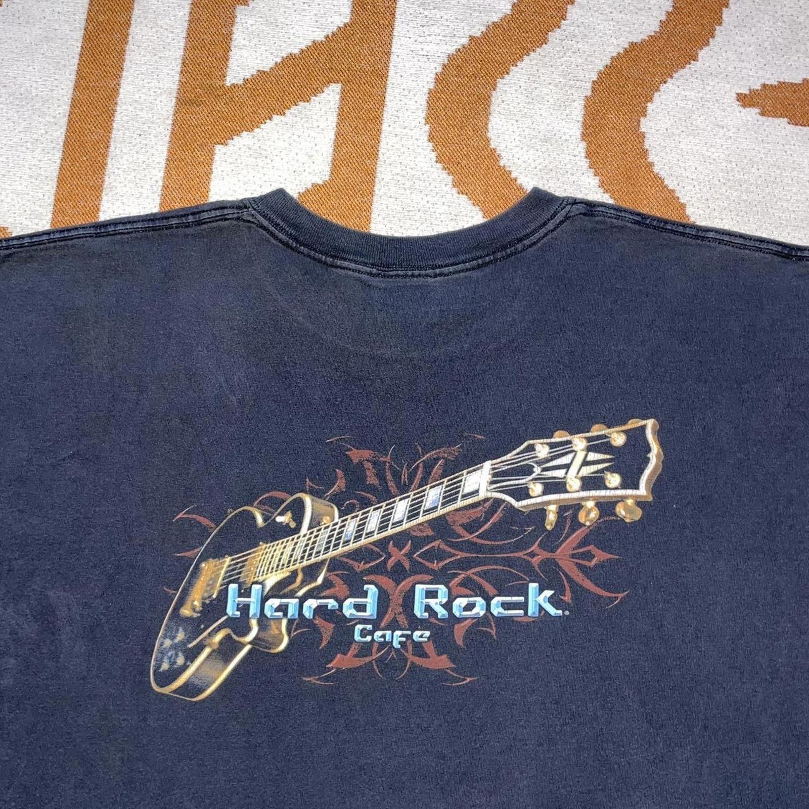 Hard Rock Cafe Hard Rock Cafe 00s Guitar Print T-Shirt XL Size US XL / EU 56 / 4 - 3 Thumbnail
