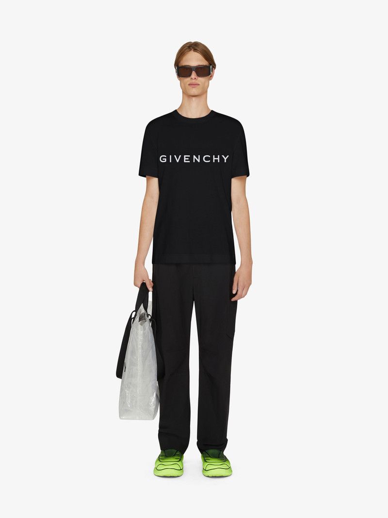 Givenchy o1w1db10426 Oversized Fit T-Shirt in Black Size US XL / EU 56 / 4 - 2 Thumbnail