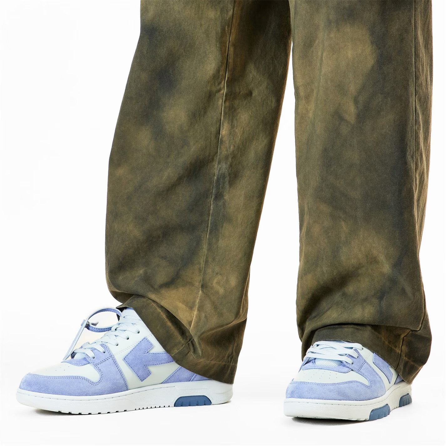 Off-White o1g2r1mq0226 Outofoffice Low-Top Trainers in Blue/White Size US 6 / EU 39 - 4 Thumbnail