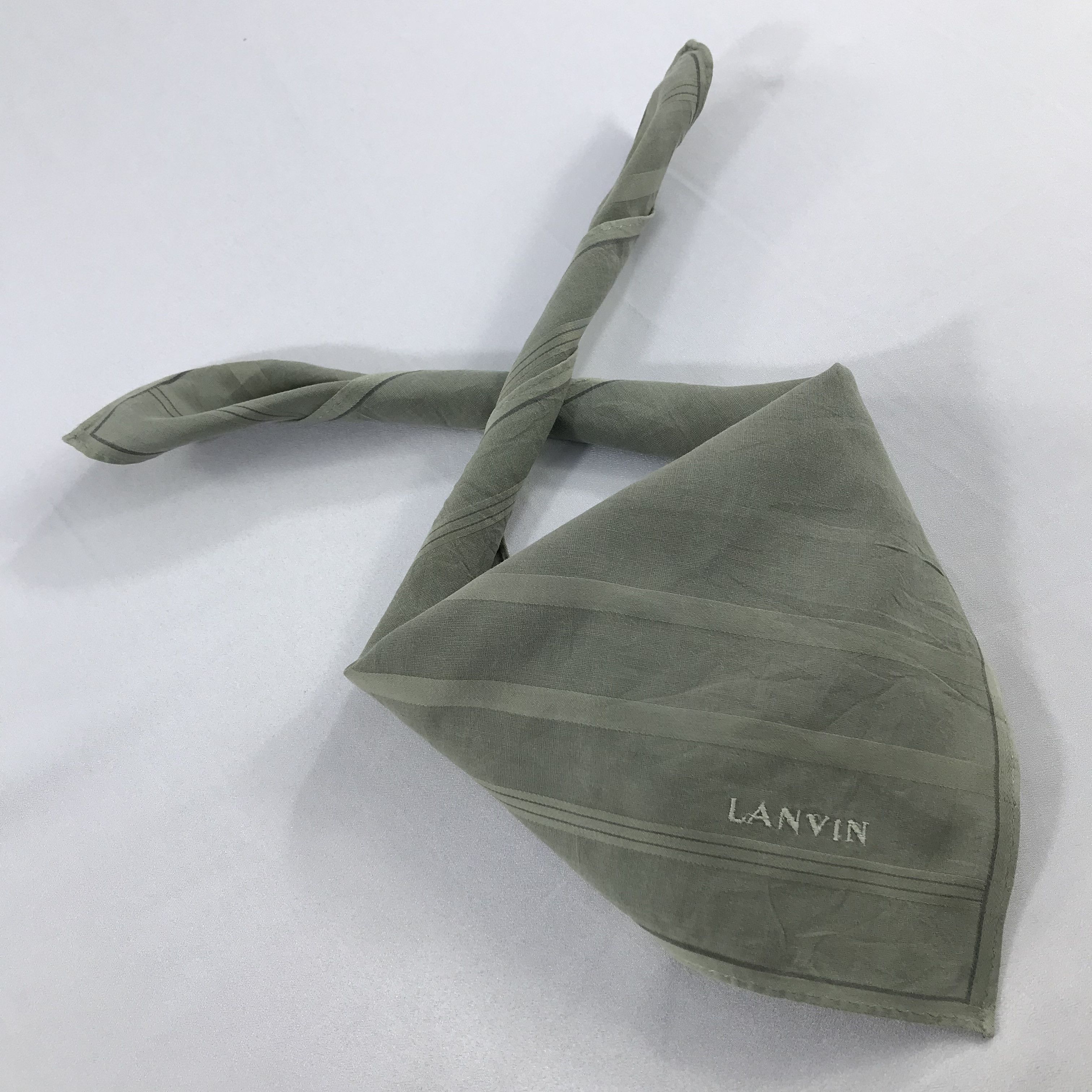 Lanvin × Vintage Lanvin Bandana / Handkerchief / Neckerchief - S2511 Size ONE SIZE - 4 Thumbnail