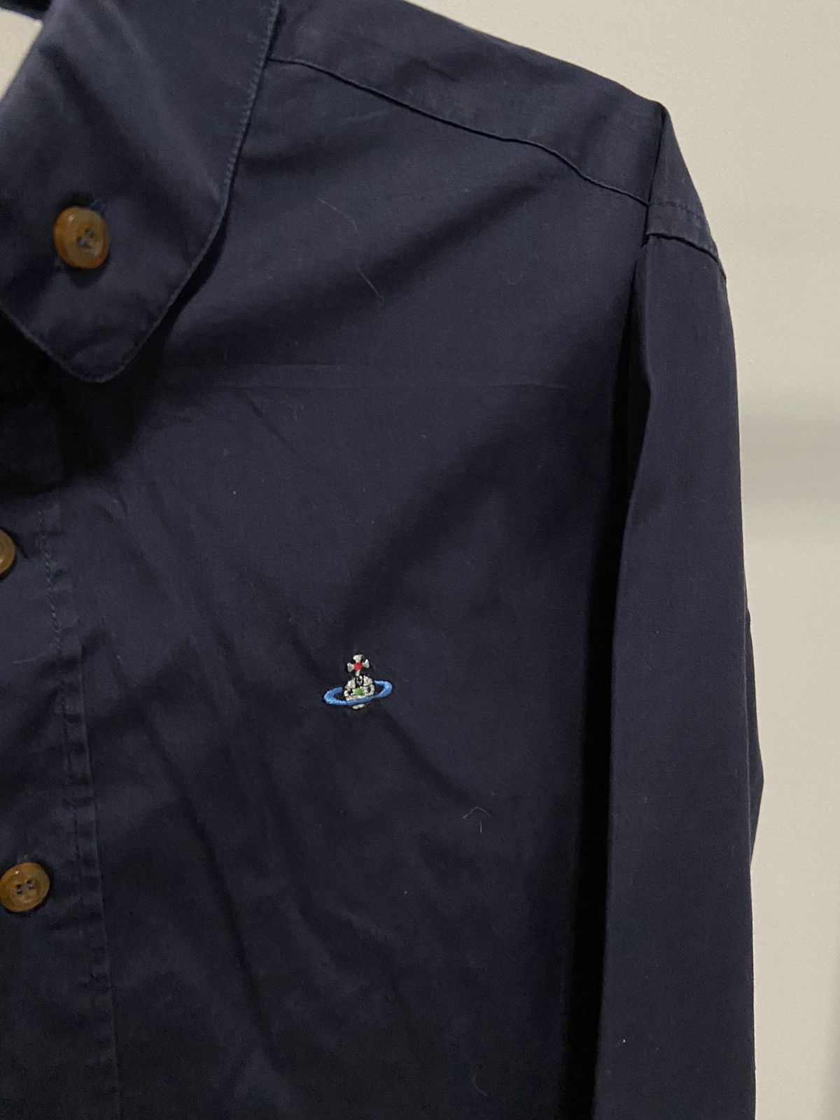 Vintage × Vivienne Westwood Vivienne Westwood Botton Ups Shirts Vintage Orb Logo Luxury Size US L / EU 52-54 / 3 - 5 Thumbnail