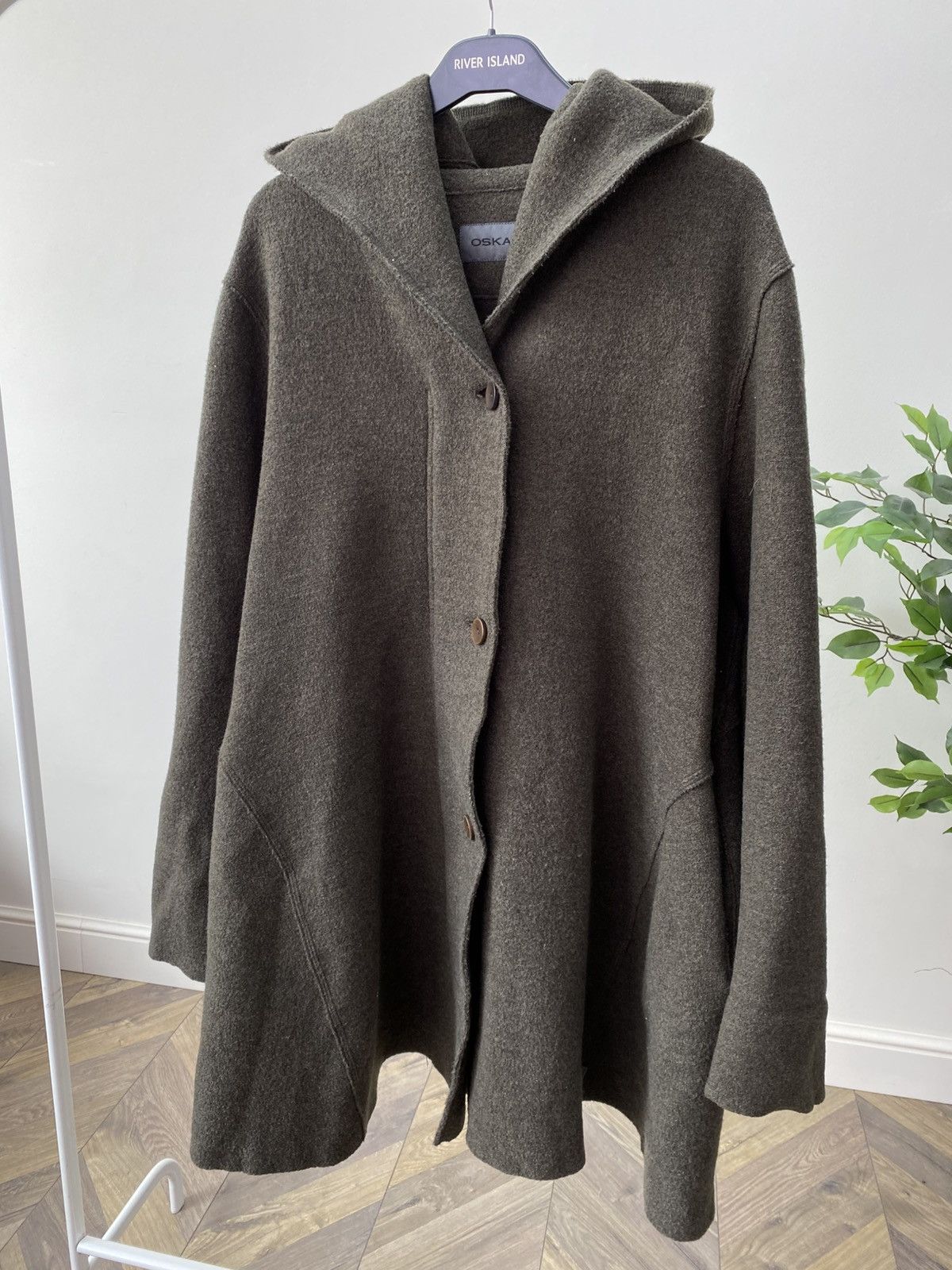 OSKA Vintage Oska Alpaca wool hooded coat Size S / US 4 / IT 40 - 4 Thumbnail