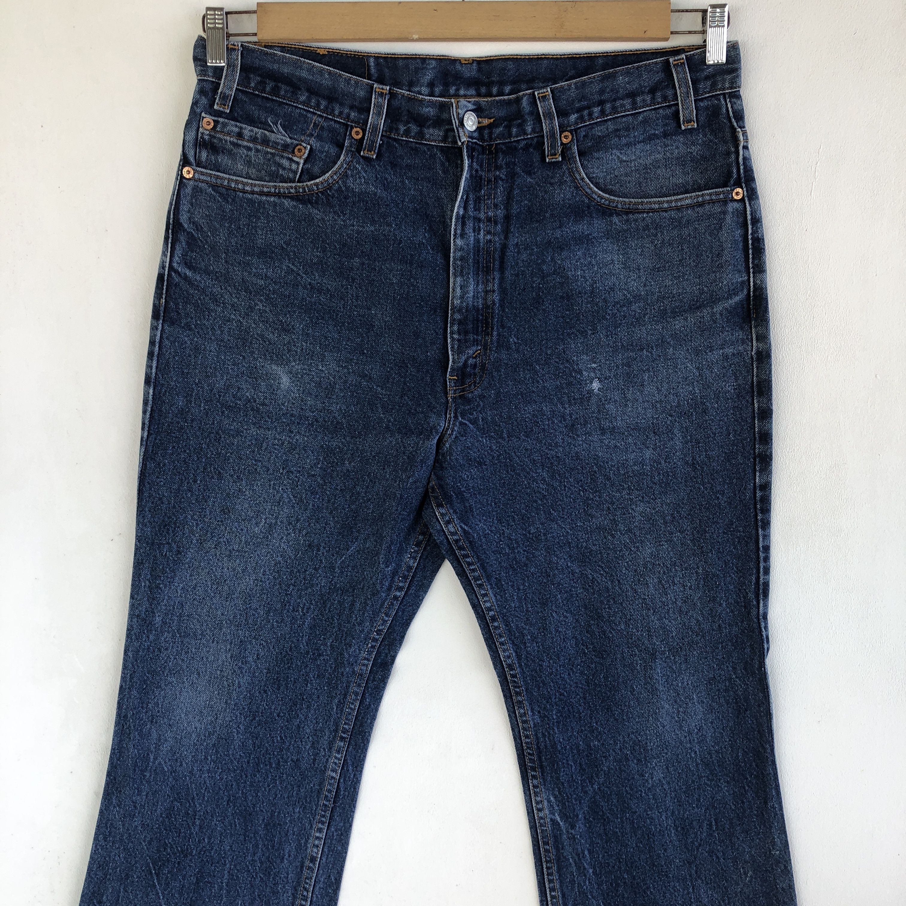 Levi's Vintage Levis Jeans Wide Leg Levis 517 Denim Flare Pants Size US 34 / EU 50 - 3 Thumbnail
