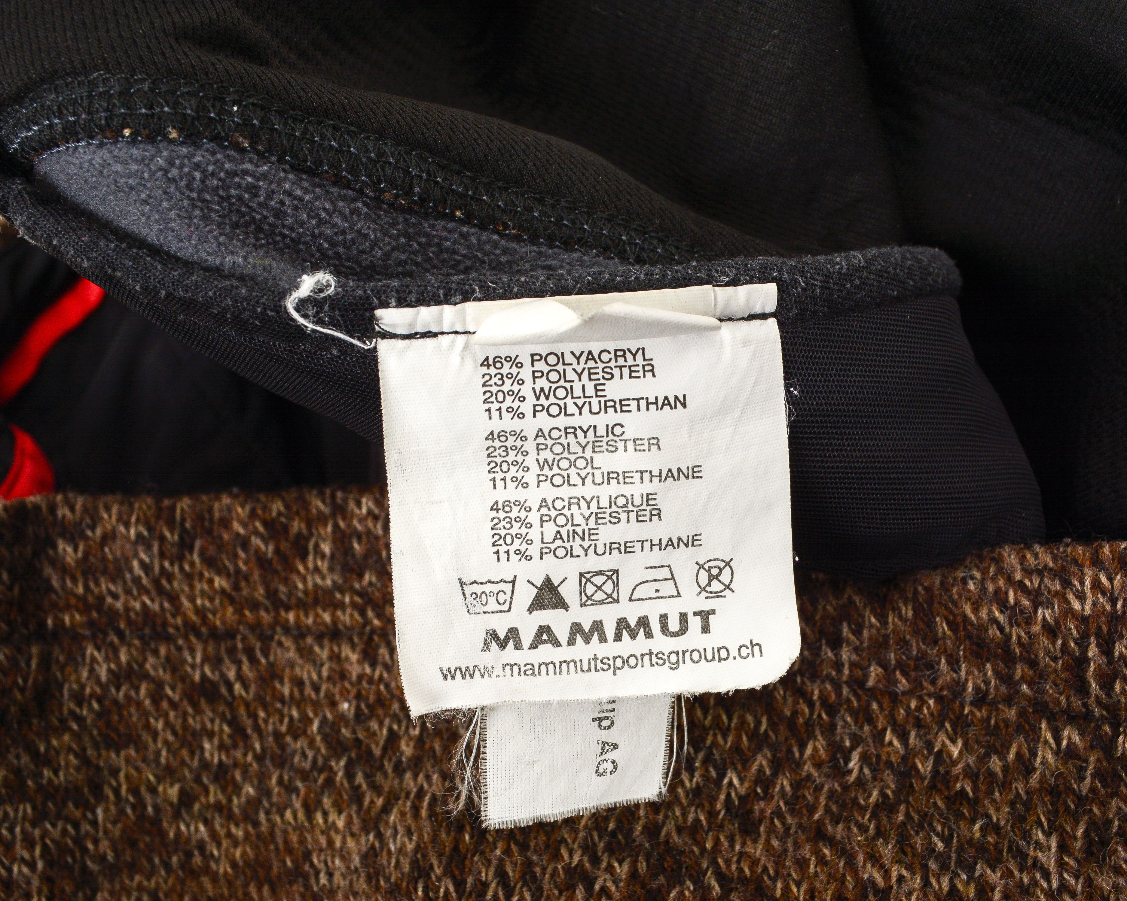 Mammut Womens M Wool Fleece Jumper Sweatshirt Jacket Sweater Brown Size M / US 6-8 / IT 42-44 - 7 Thumbnail