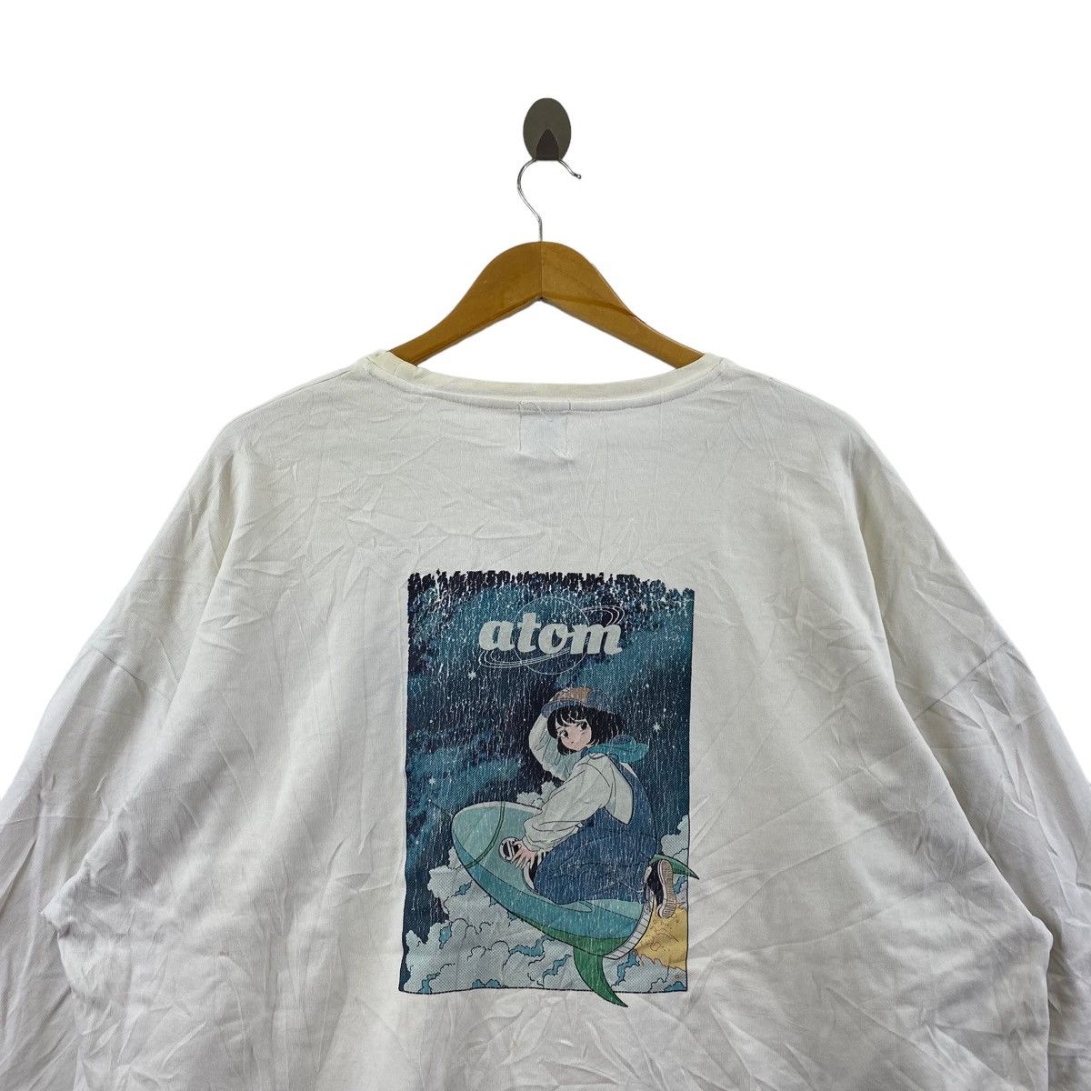Japanese Brand × Vintage Vintage ATOM Anime Japan Brand Band Oversize White Size US L / EU 52-54 / 3 - 2 Thumbnail