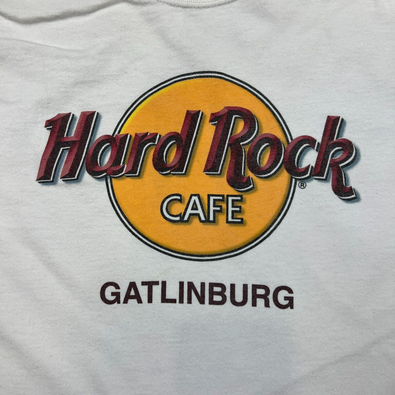 Hard Rock Cafe × Vintage Vintage 90s Hard Rock Cafe T Shirt Gatlinburg Graphic Tee Size US M / EU 48-50 / 2 - 3 Thumbnail
