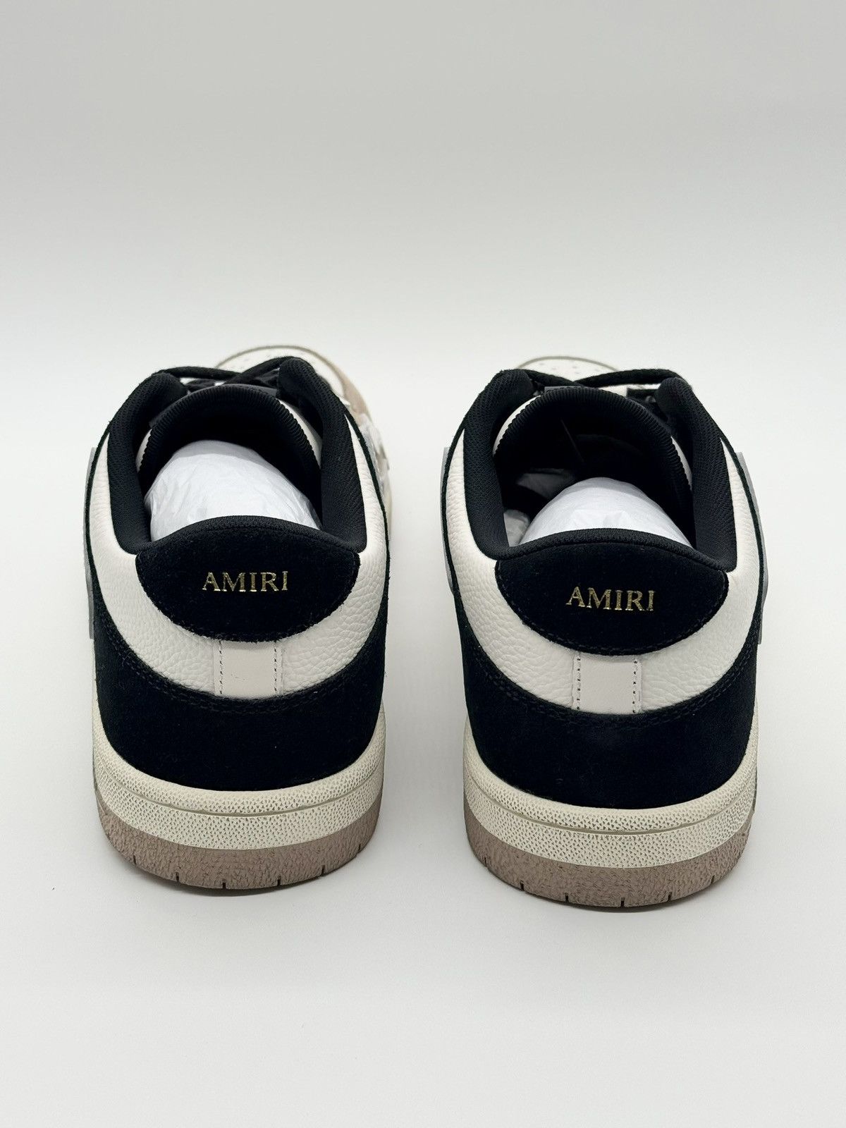 Amiri NEW Size 14 - Amiri Skel Low Black And Beige ($650 Retail) Size US 14 / EU 47 - 5 Thumbnail