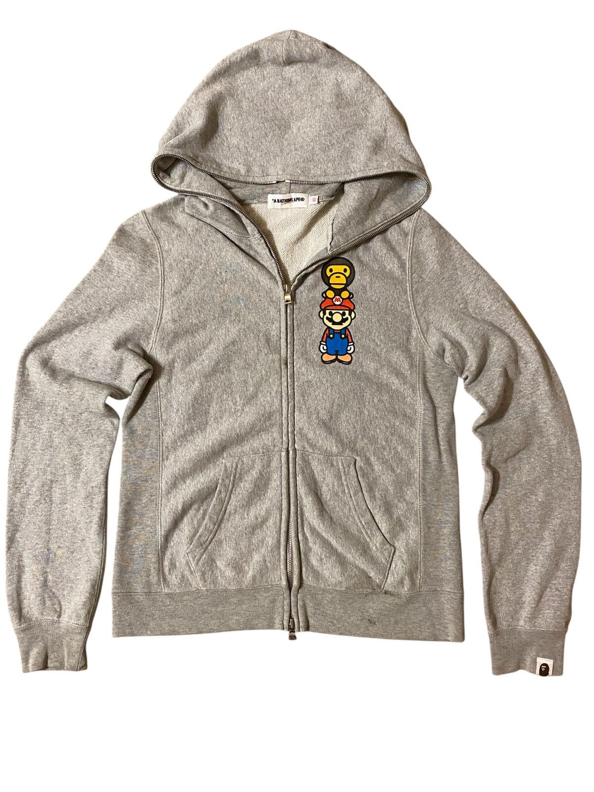 Bape Bape Baby Milo Mario Full Zip Hoodie Size XS / US 0-2 / IT 36-38 - 2 Thumbnail