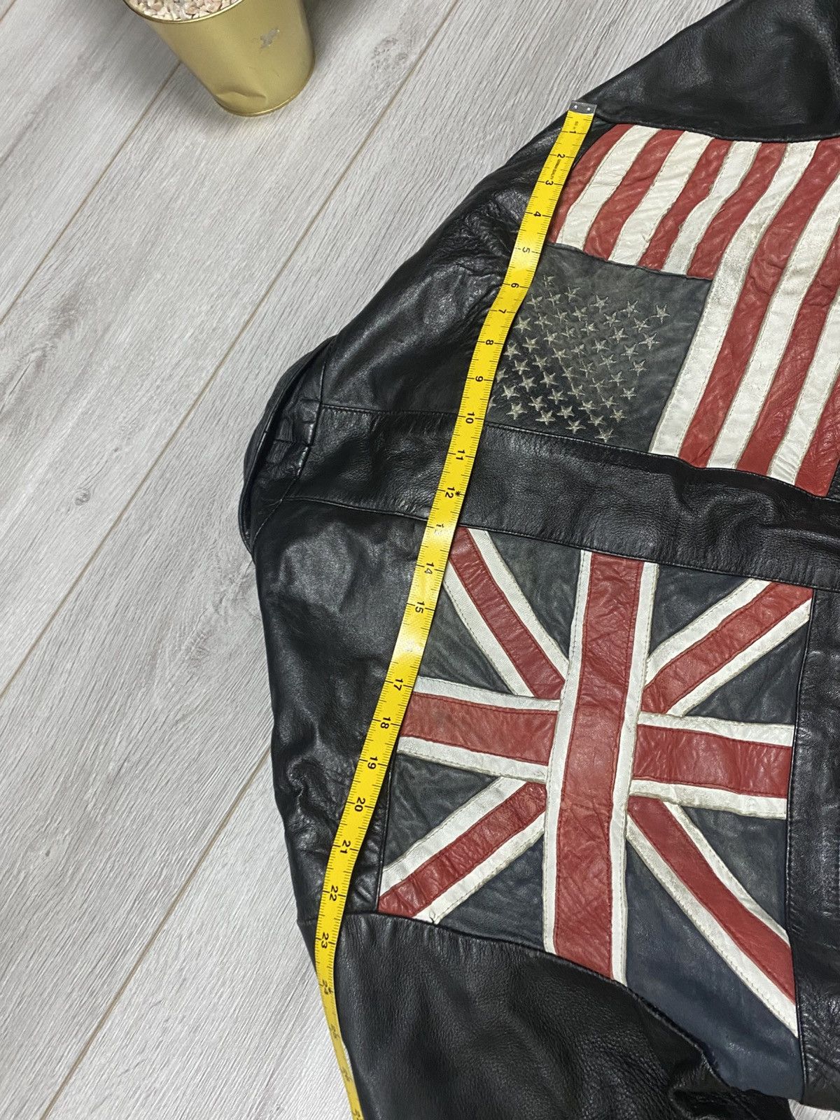 Other A.D.A World Flags Leather Jacket distressed Size US M / EU 48-50 / 2 - 20 Thumbnail