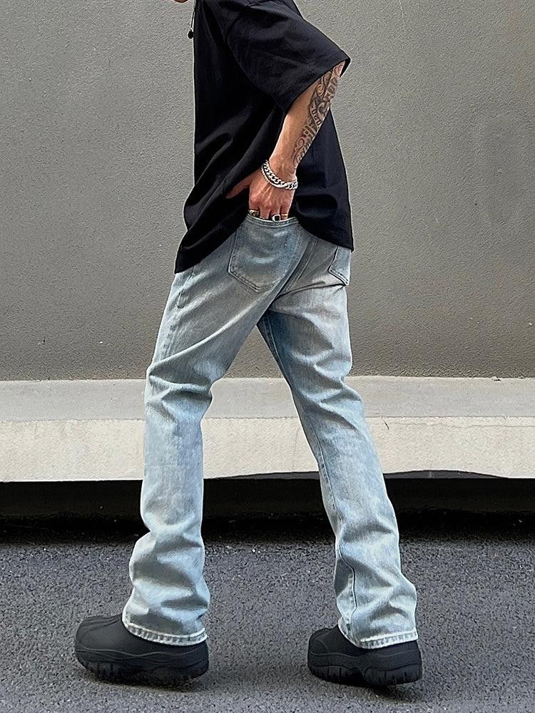 Japanese Brand × Jean Straight Flare Light Blue Jeans Size US 32 / EU 48 - 4 Thumbnail