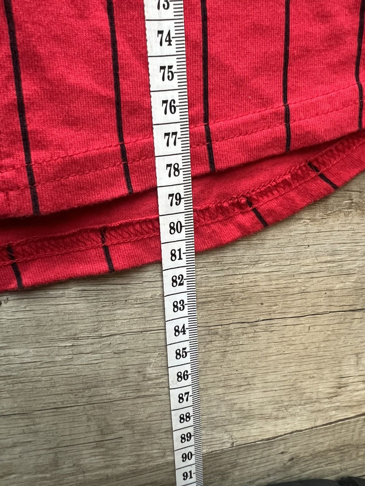Supreme Supreme Love Hate Red Baseball Jersey size L Button up 2019 Size US L / EU 52-54 / 3 - 10 Thumbnail