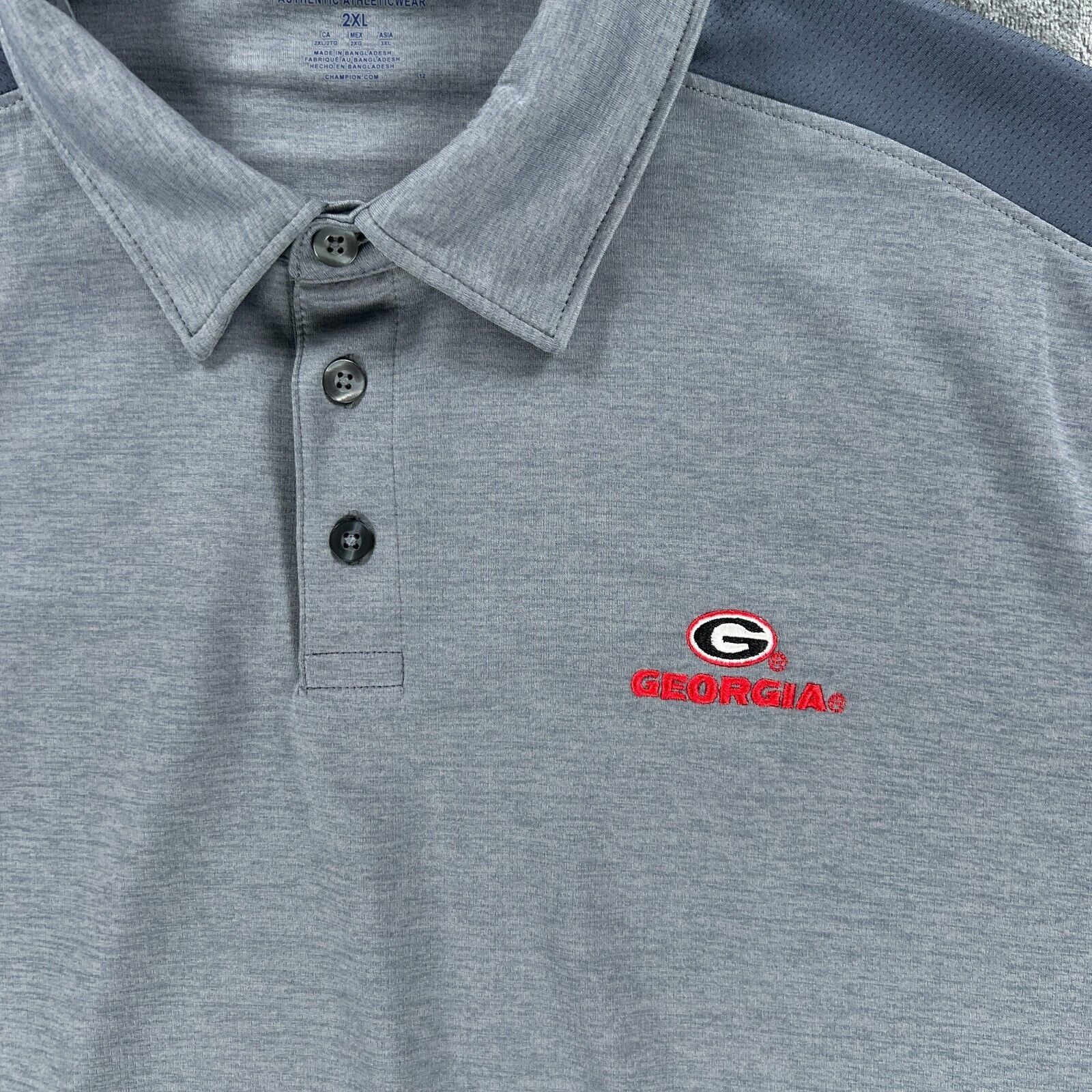 Champion Champion Golf Polo Shirt UGA Men 2XL University of Georgia B Size US XXL / EU 58 / 5 - 3 Thumbnail