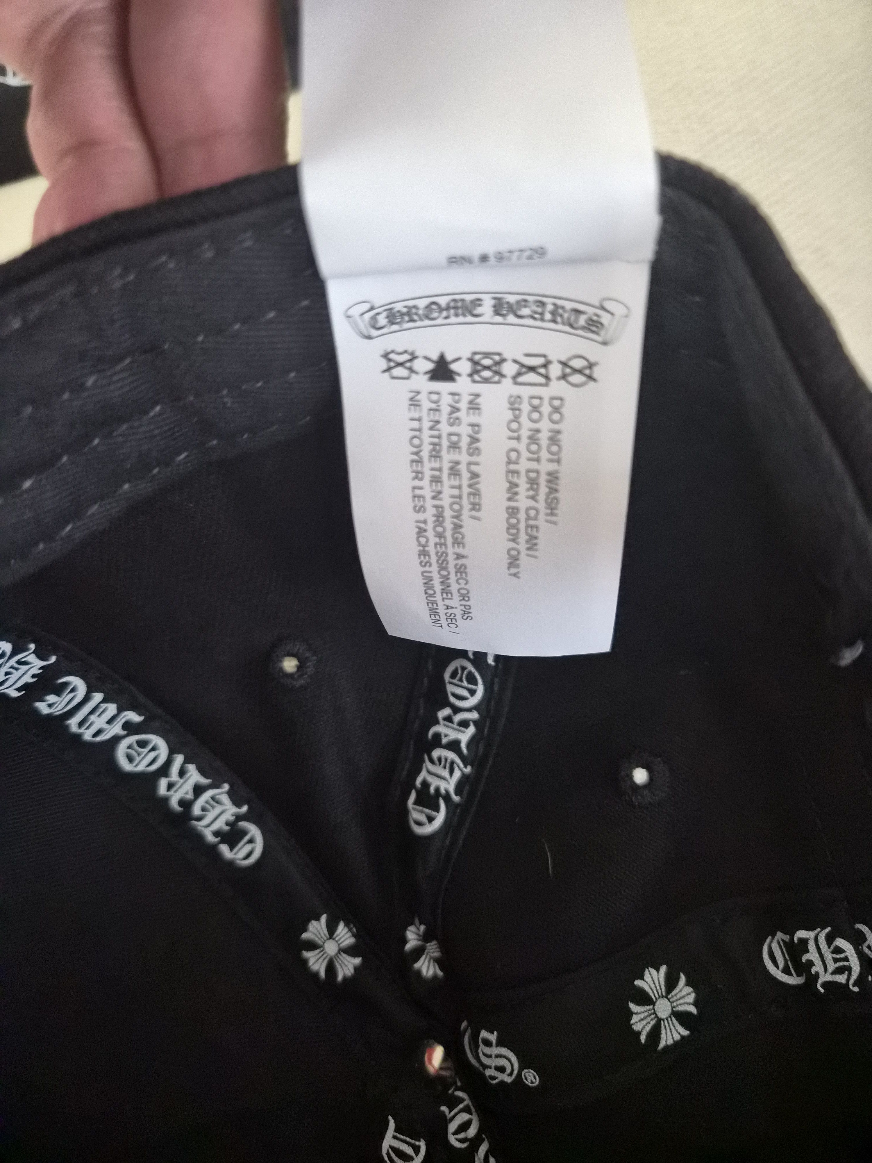 Chrome Hearts Chrome Hearts Fluer Snapback Hat Size ONE SIZE - 7 Thumbnail