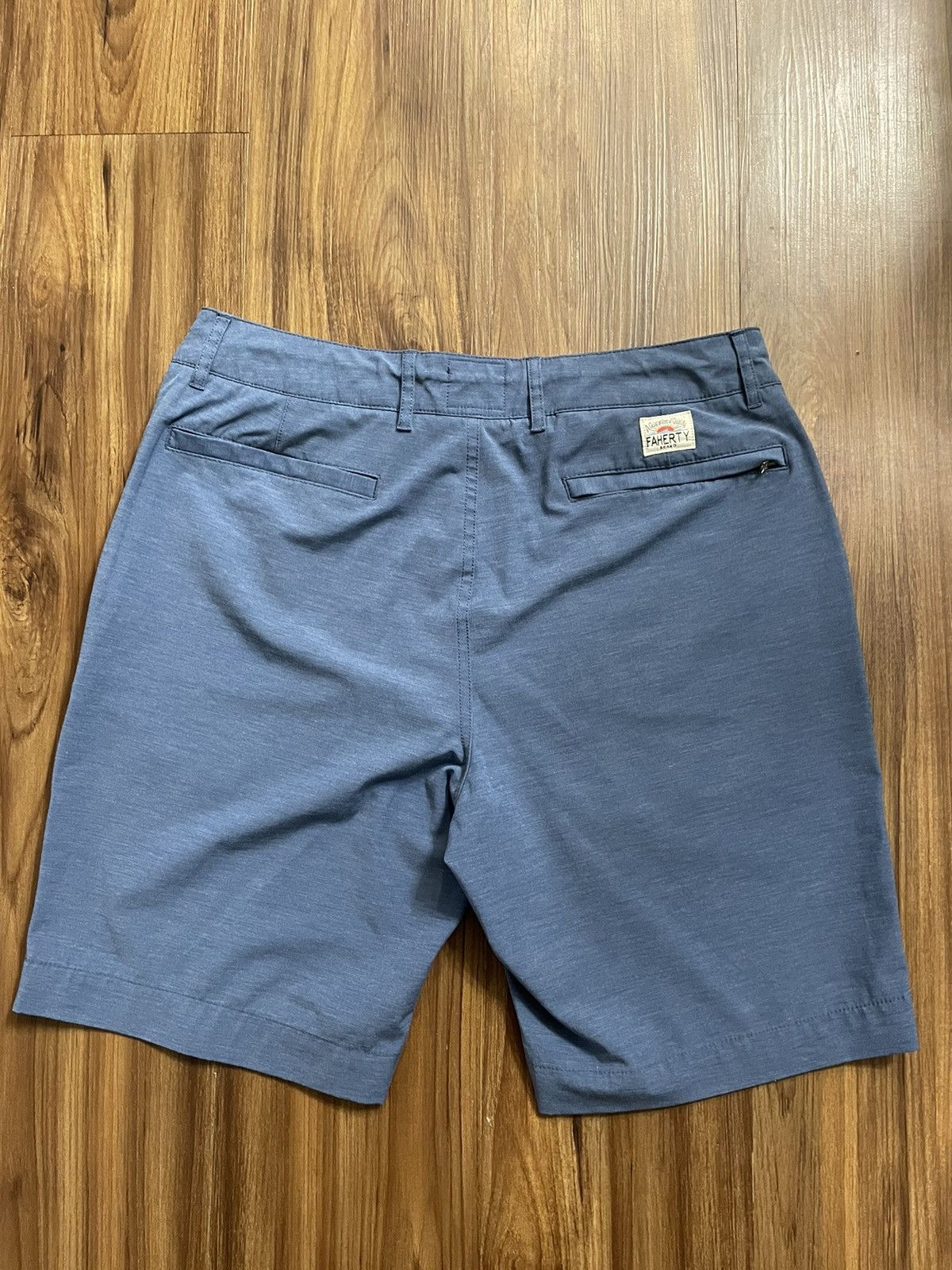 Faherty Faherty Blue Shorts (32 waist, 8 inch inseam) Size US 32 / EU 48 - 3 Thumbnail