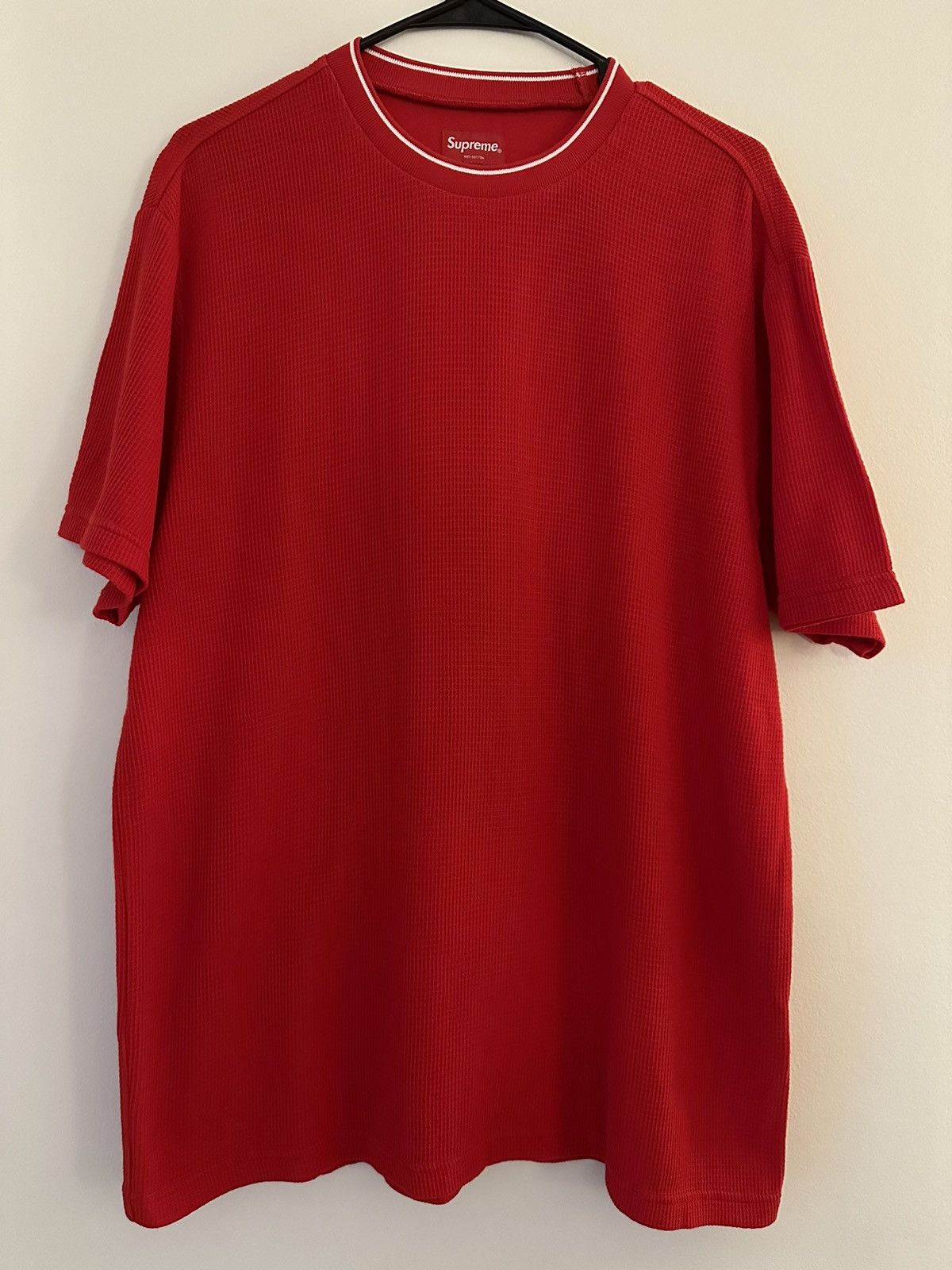 Supreme Supreme Stripe Rib Waffle Top Tee Size US M / EU 48-50 / 2 - 5 Thumbnail