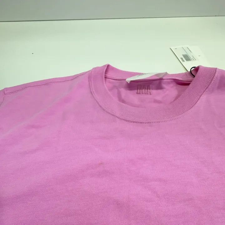 AMI AMIPARIS Solid Pink Heart Logo Short Sleeve T-Shirt -2507 Size US S / EU 44-46 / 1 - 8 Thumbnail