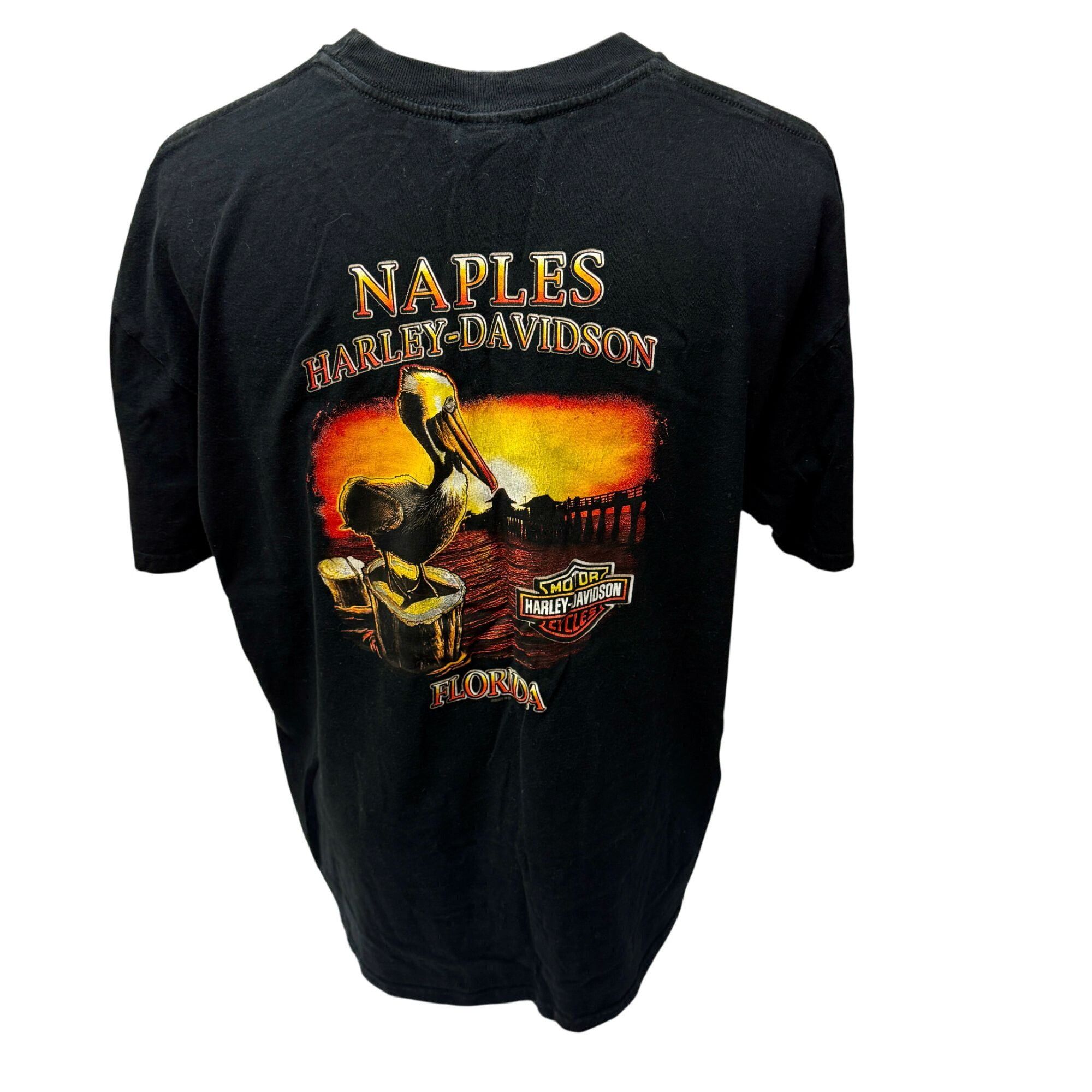 Harley Davidson Harley Davidson Naples Fl Perched PELICAN BEACH SUNSET Shirt Size US XXL / EU 58 / 5 - 3 Thumbnail
