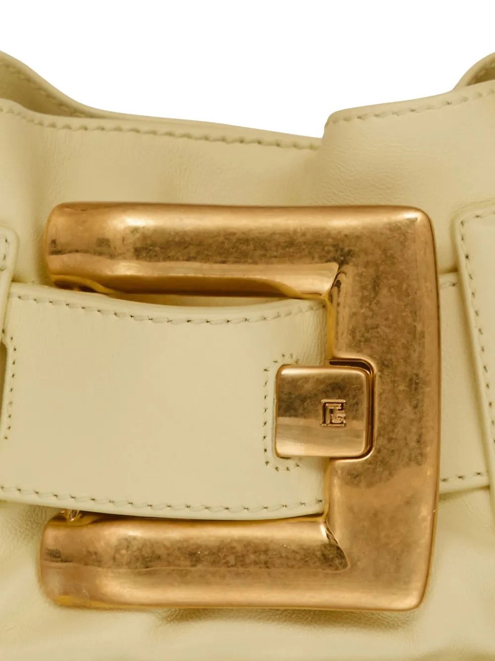 Balmain os11x0326 Size: OS / Anthem Small Clutch Bag in Yellow Size ONE SIZE - 4 Thumbnail
