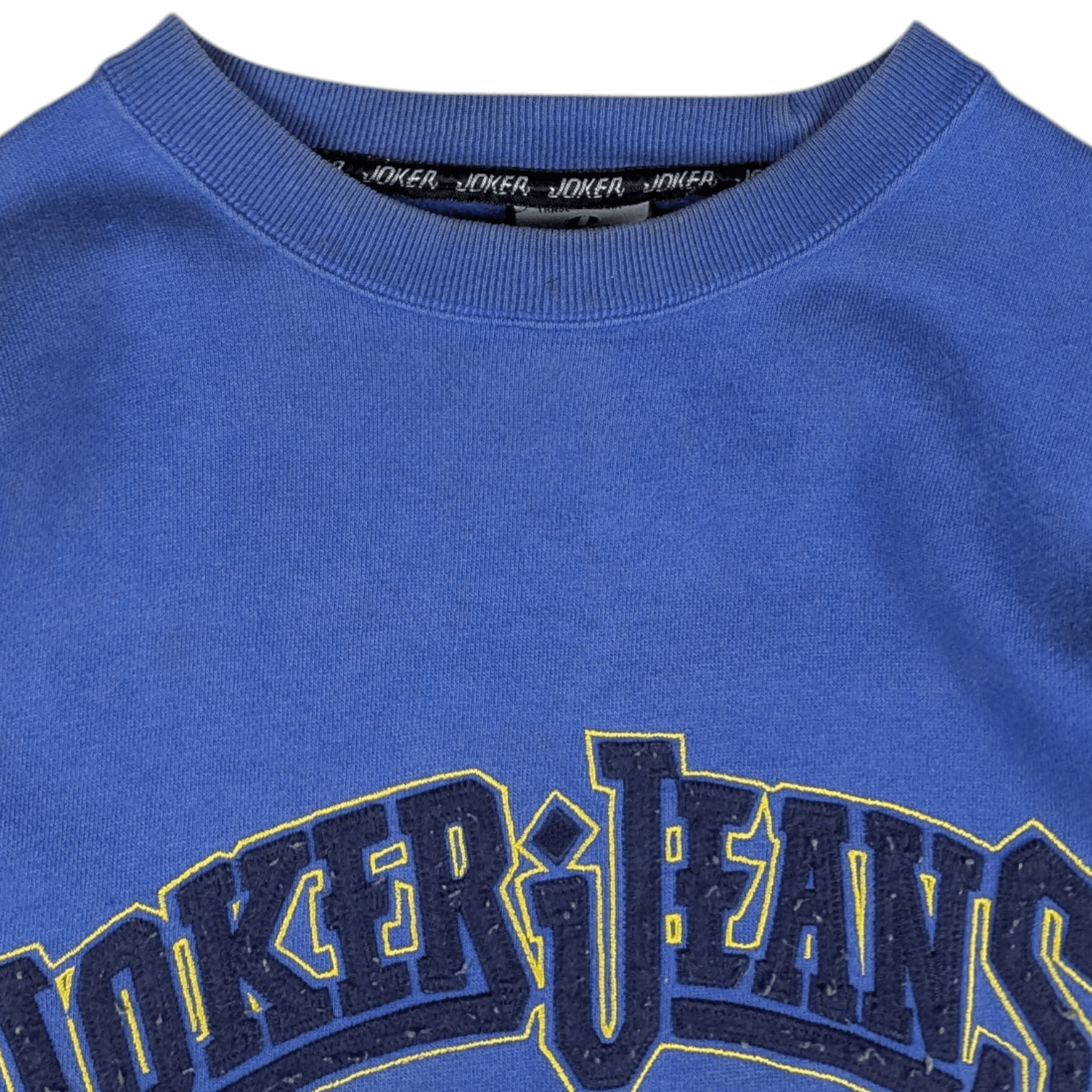 Vintage Vintage 90's JOKER JEANS Big Logo Sweatshirts Size US XL / EU 56 / 4 - 9 Thumbnail