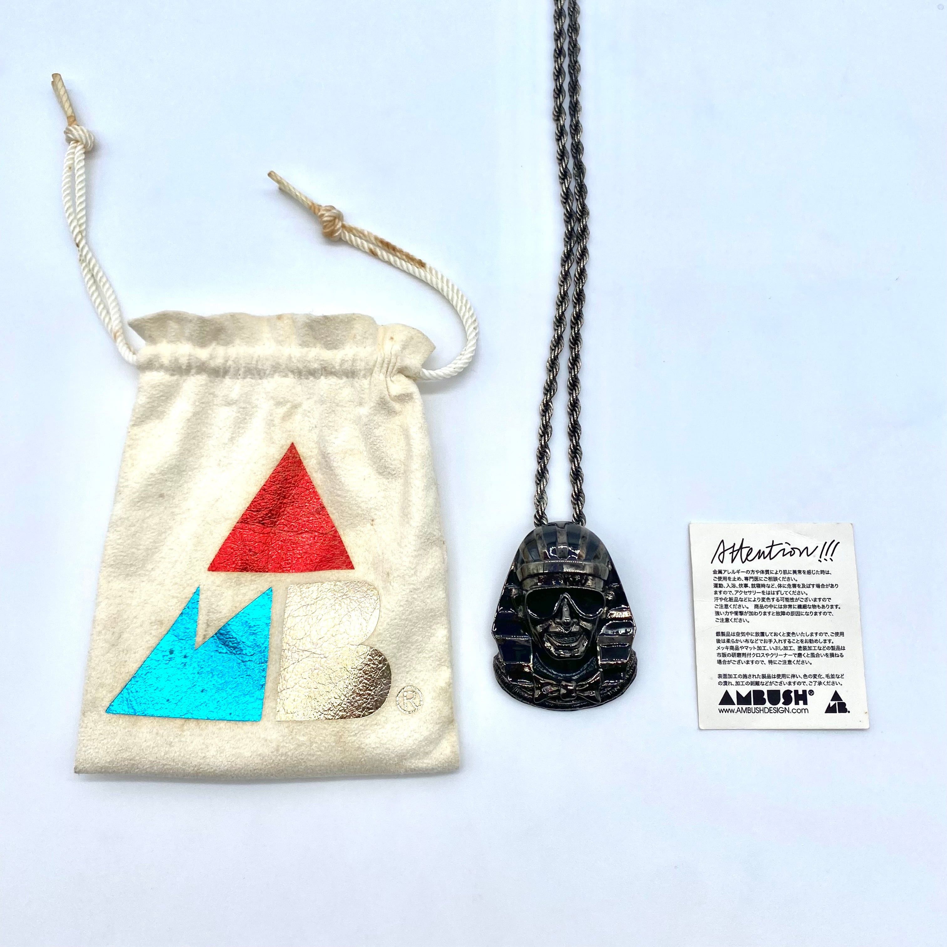 Ambush Design × Japanese Brand Vintage AMBUSH Neckless Tutankhamun Black Size ONE SIZE - 6 Thumbnail