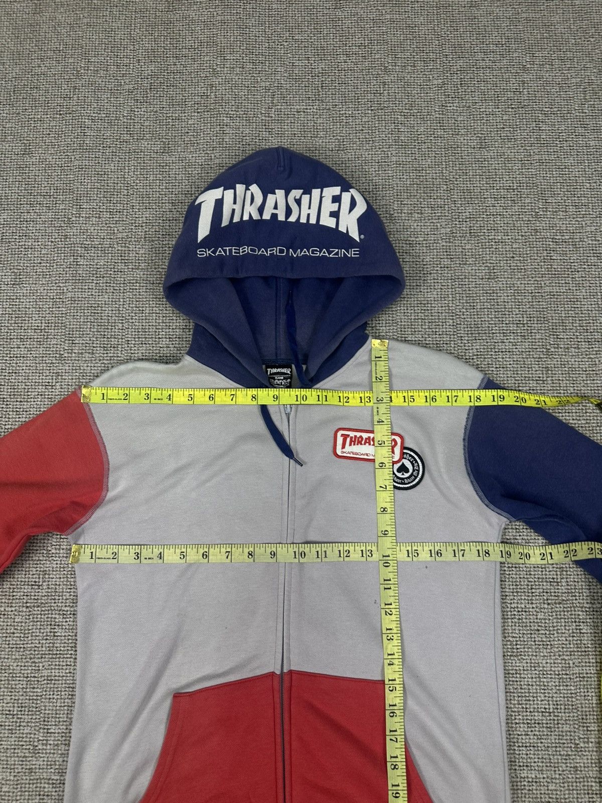 Thrasher Thrasher Skateboard Japan Flake Zipper Hoodie Z304 Size US M / EU 48-50 / 2 - 7 Thumbnail