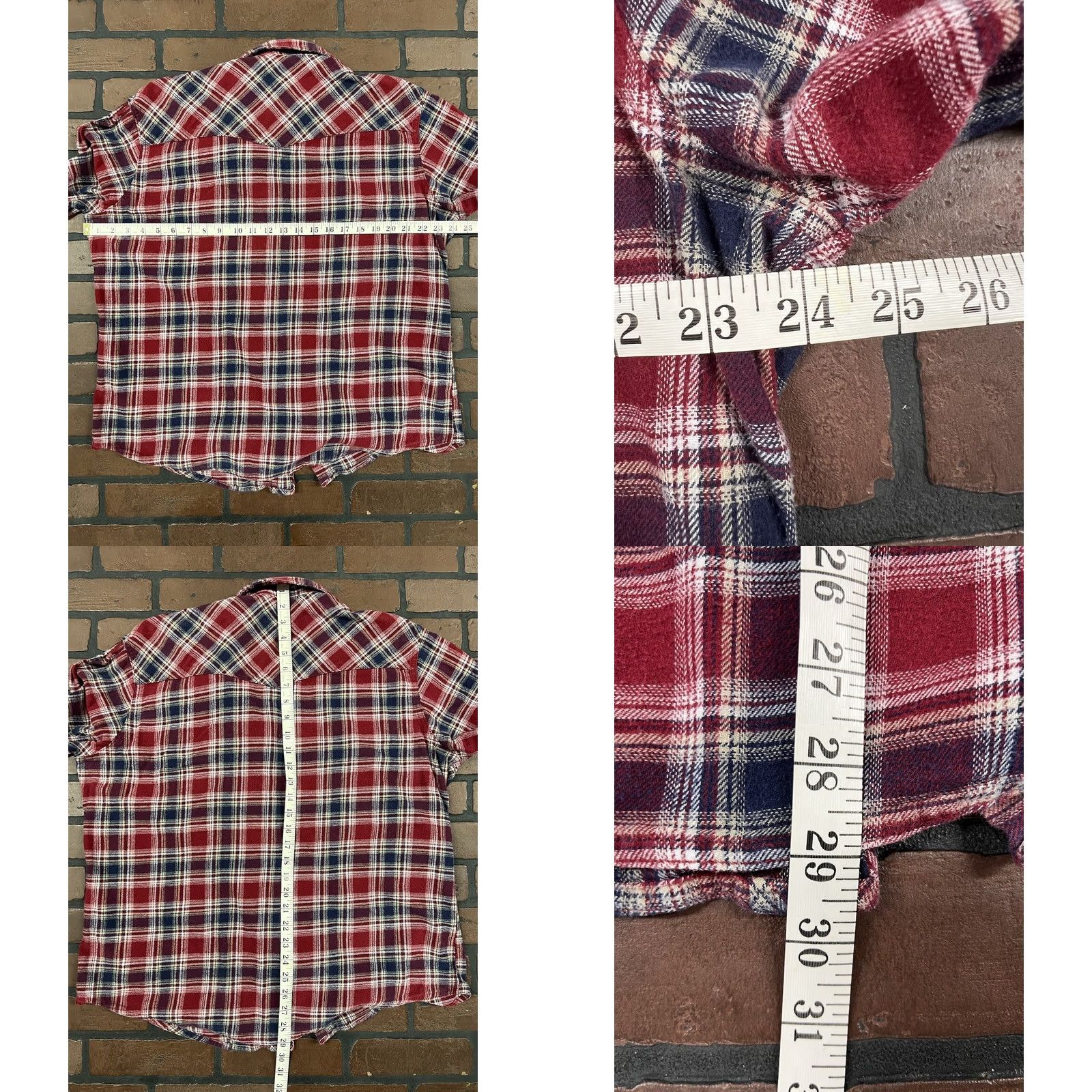 Vintage Wrangler Wrancher Button-Down Pearl Snap Plaid Shirt Men’s XL Size US XL / EU 56 / 4 - 8 Thumbnail
