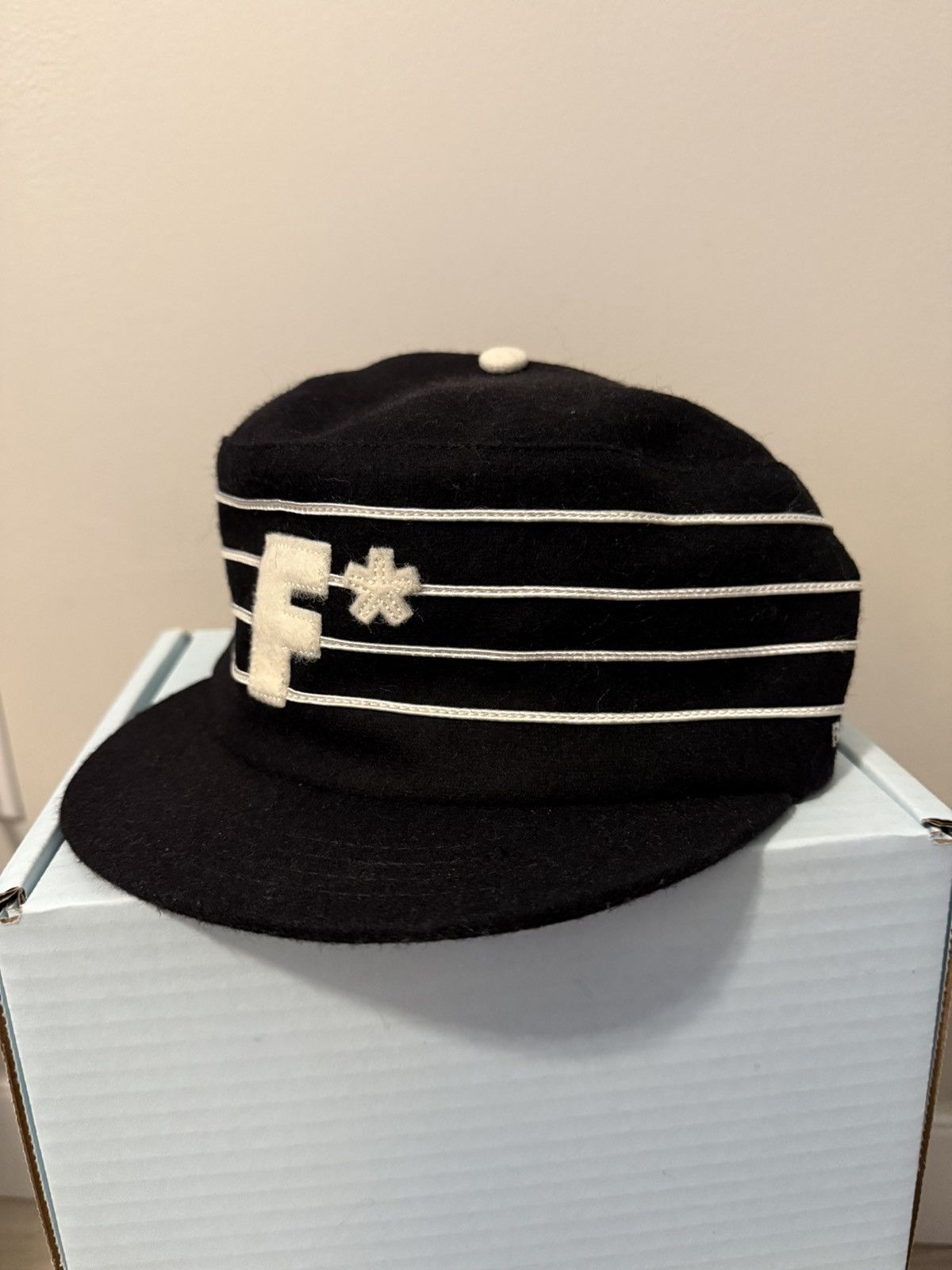 Golf le Fleur Wool striped pillbox hat Size ONE SIZE - 2 Thumbnail