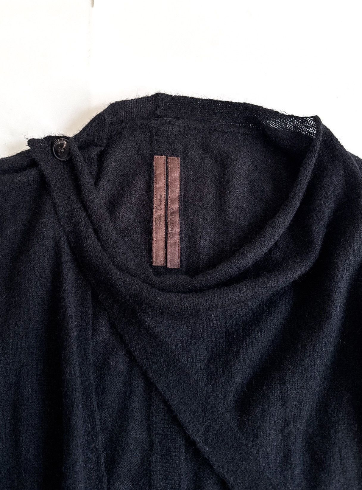 Rick Owens Rick Owens Crust F/W 2009 long black knitted cardigan Size S / US 4 / IT 40 - 5 Thumbnail
