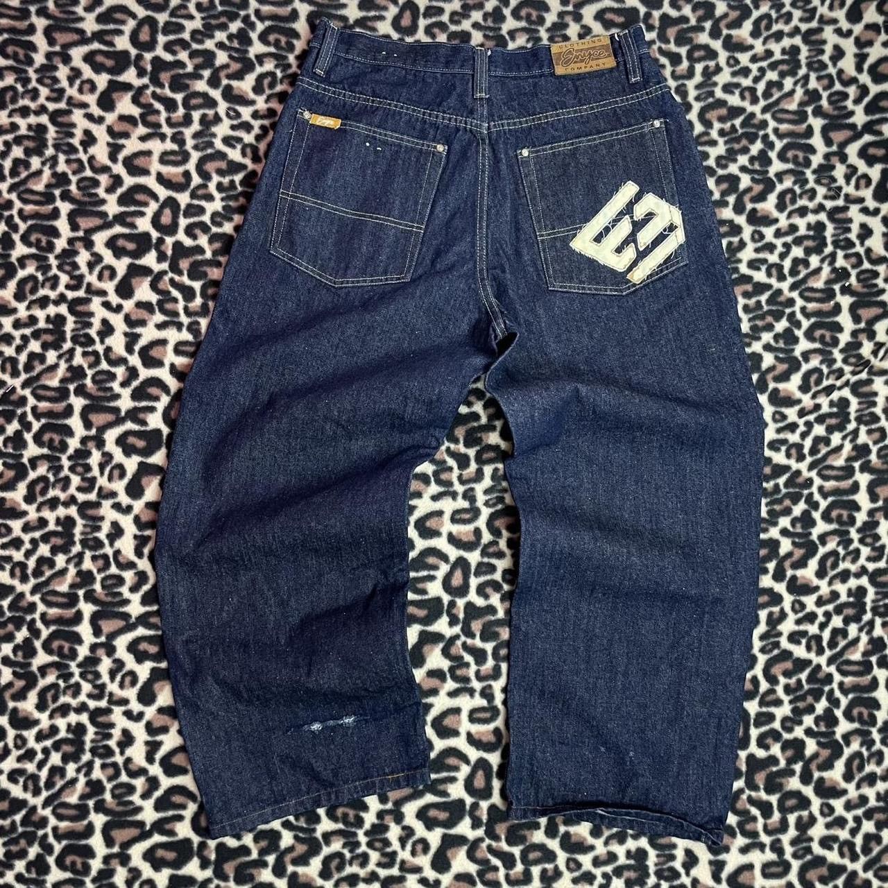 Enyce 2000s Enyce dark wash baggy denim jeans Size US 34 / EU 50 - 1 Thumbnail