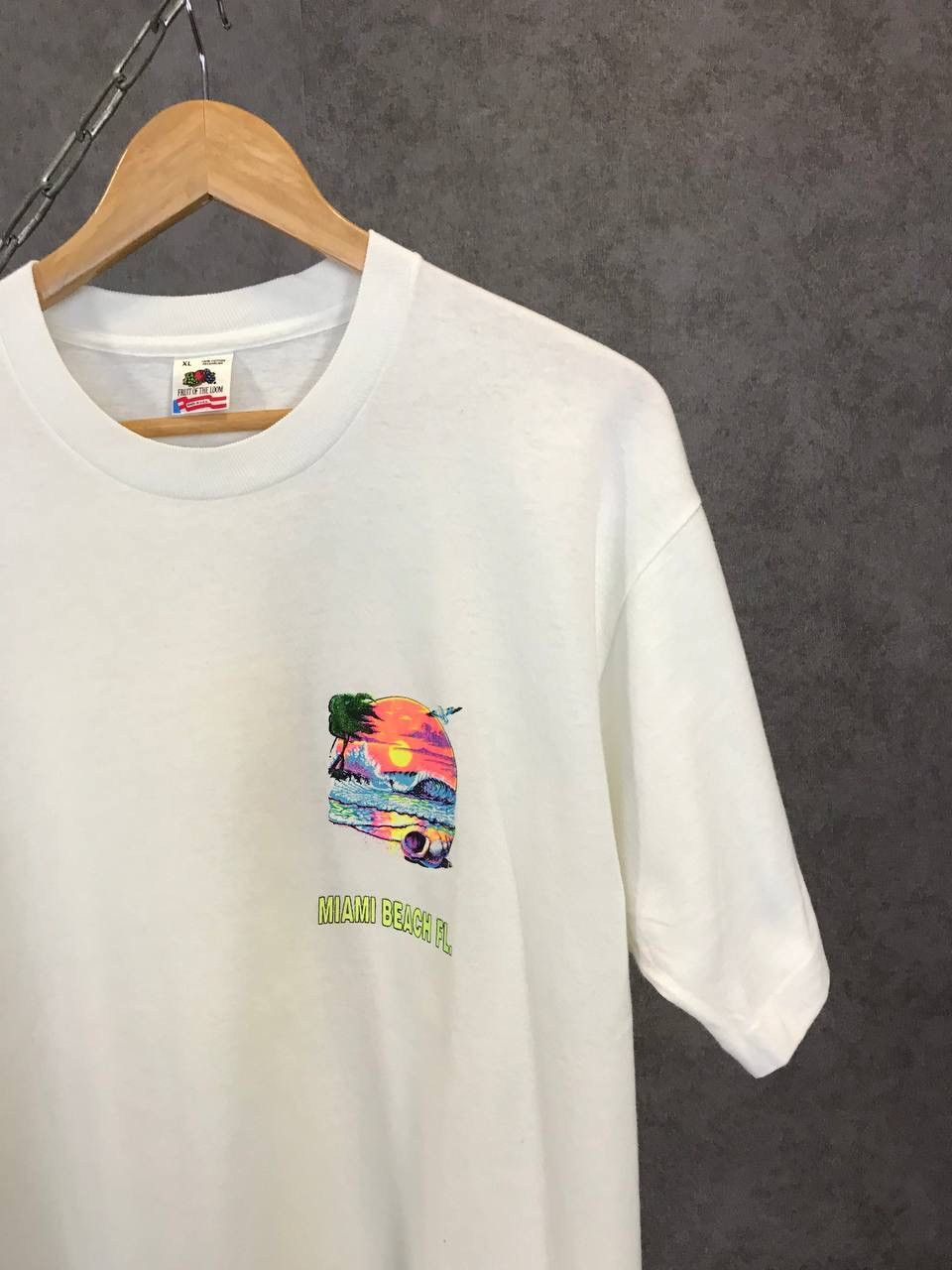 Other Miami Beach 1991 vintage made in USA single stitch tee Size US XL / EU 56 / 4 - 3 Thumbnail