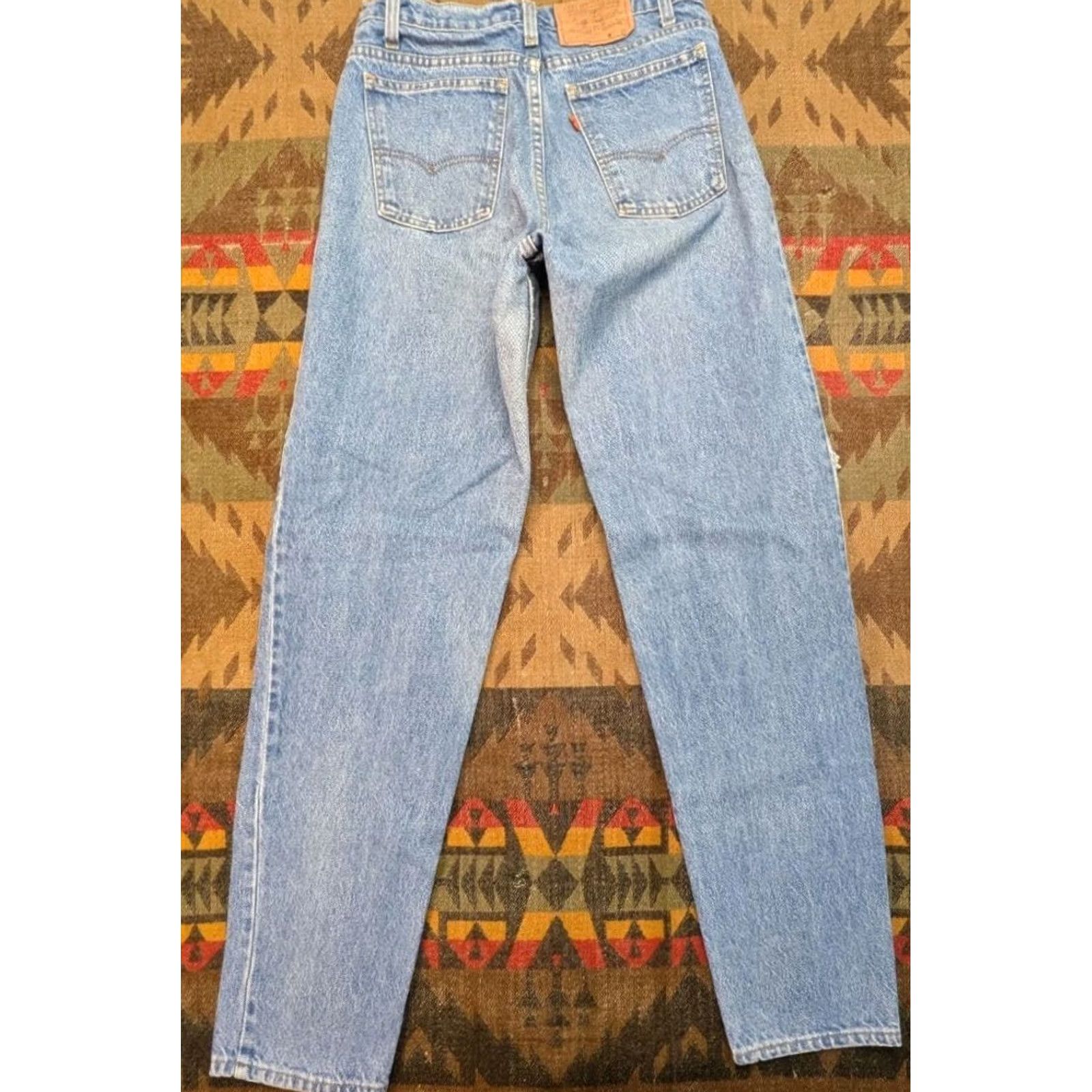 Levi's VINTAGE Levi's Orange Tab Denim Jeans 29x32 Made In USA Light Wash Mens Size US 29 - 2 Thumbnail