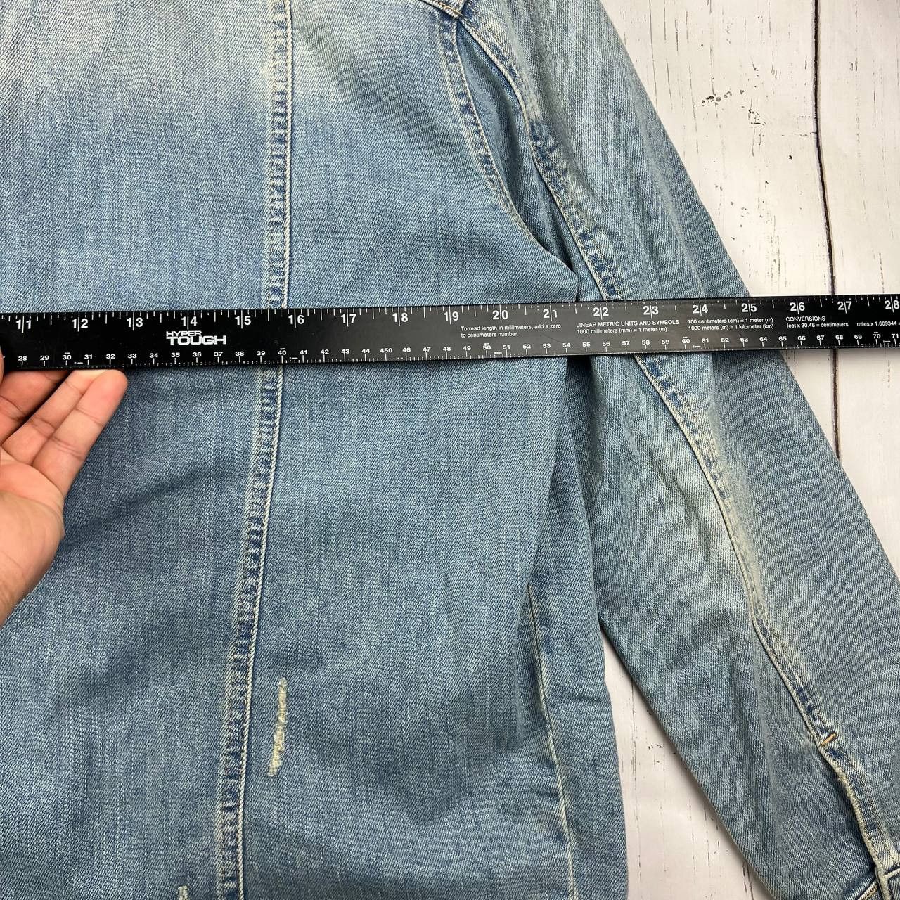 Mavi Mavi Medium Stretchable Oversized Distressed Denim Jacket Size M / US 6-8 / IT 42-44 - 6 Thumbnail