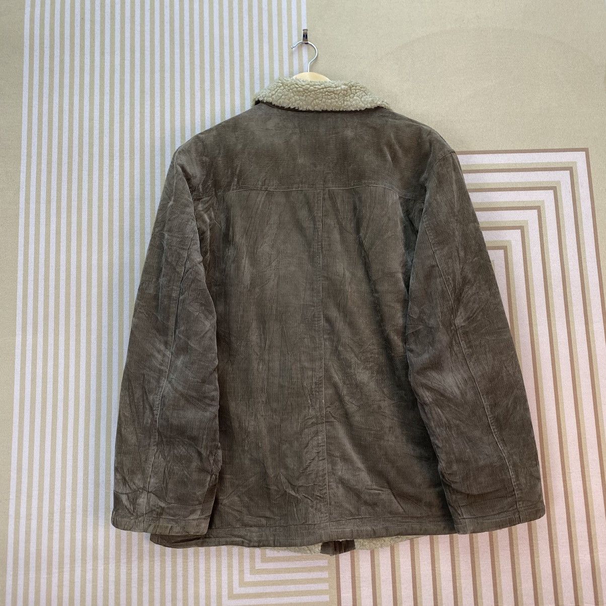 Polo Ralph Lauren 🫶Vintage Polo Club brown corduroy sherpa lining jacket Size US M / EU 48-50 / 2 - 2 Thumbnail