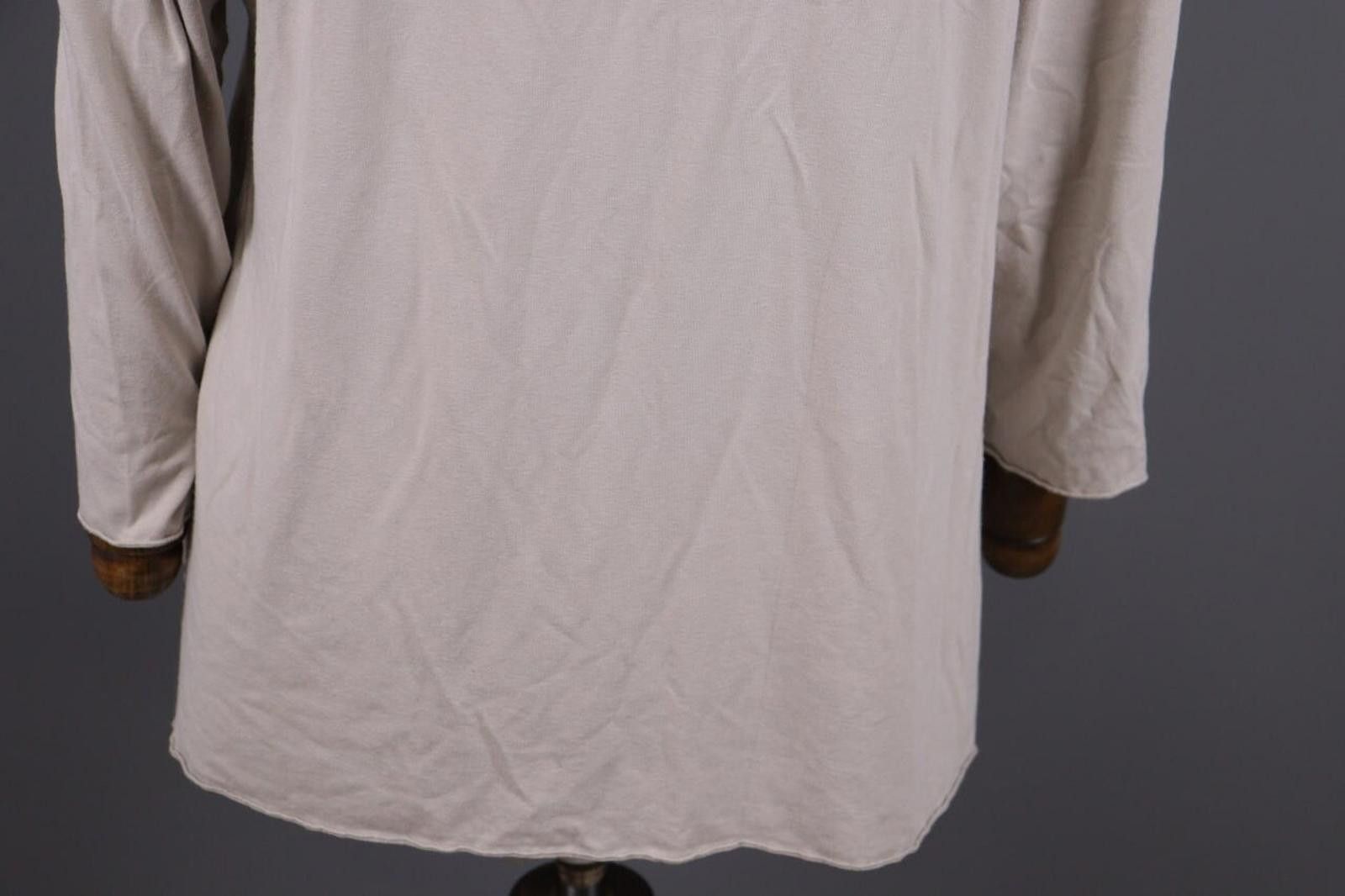 Oscar De La Renta Oska Beige Lagenlook Relaxed Pullover Long Sleeve Top Size 4 Size S / US 4 / IT 40 - 9 Thumbnail