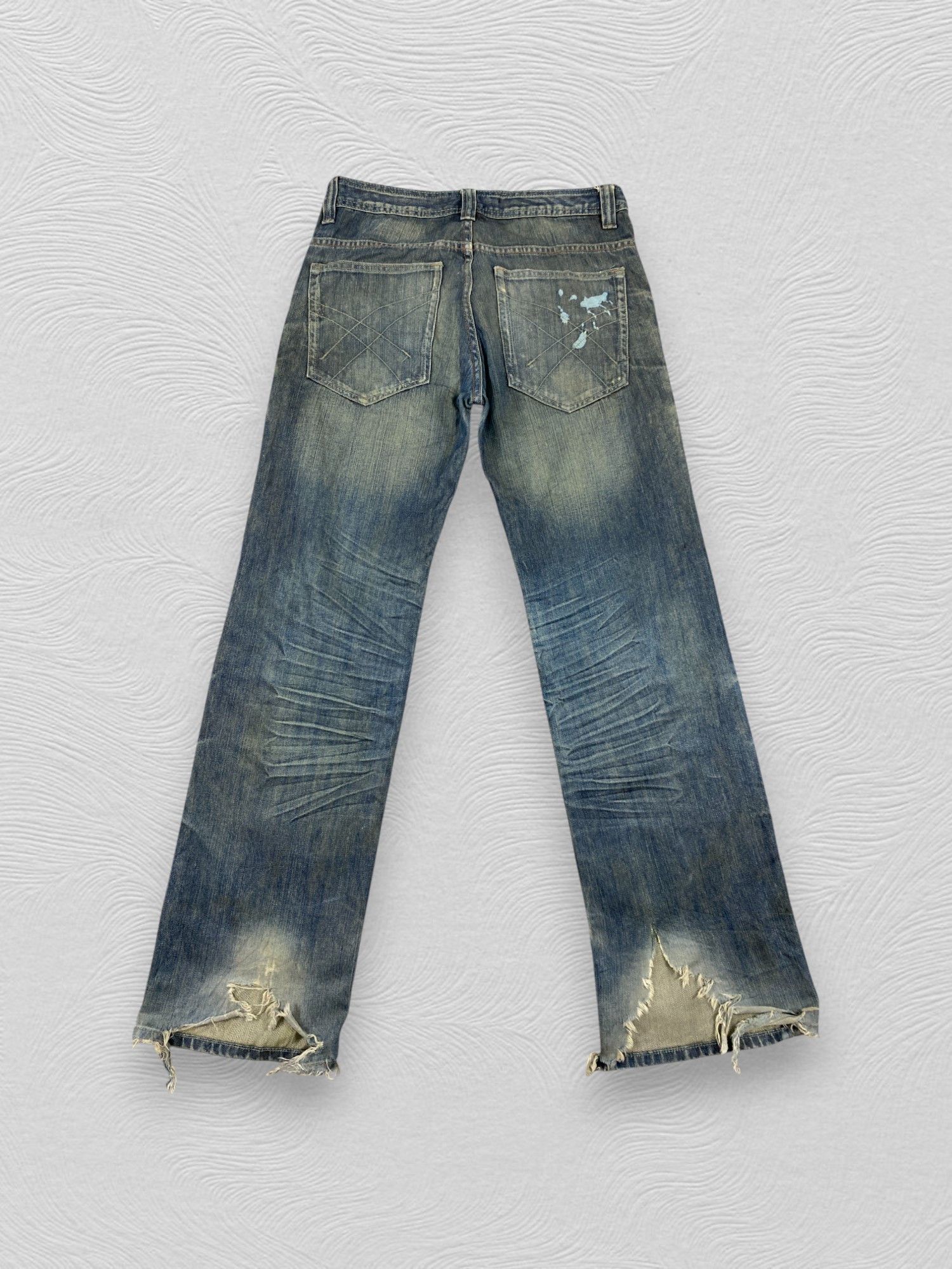 If Six Was Nine Vintage Japanese Brand Flare Jeans 32x32 Denim- JN3822 Size US 32 / EU 48 - 2 Thumbnail