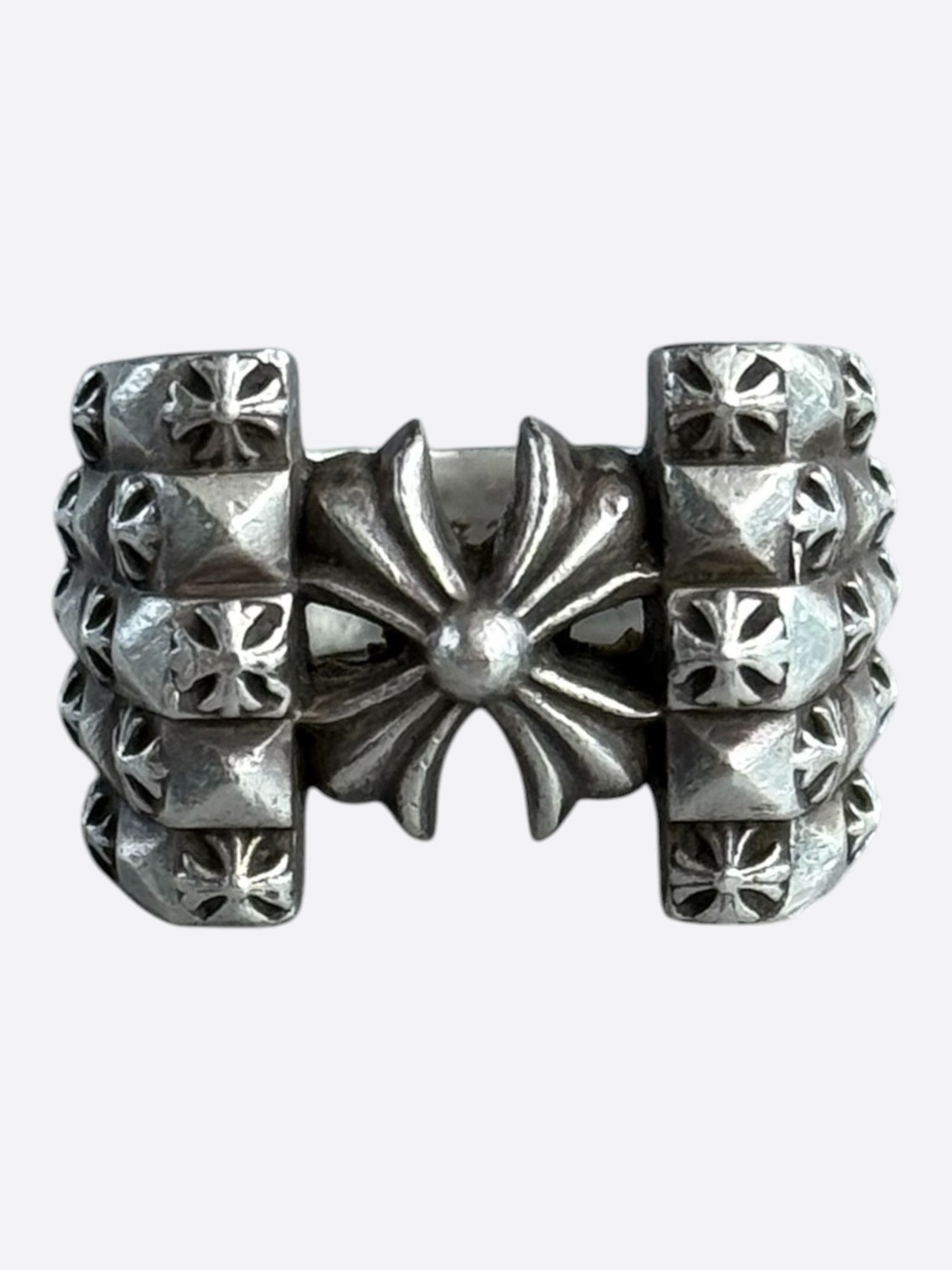 Chrome Hearts Chrome Hearts Silver Deco Plus Ring Size ONE SIZE - 1 Thumbnail