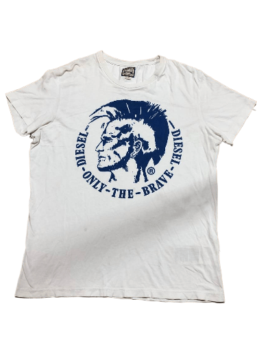 Diesel Diesel Y2K Logo 100% Cotton Short Sleeve T-Shirt Size XXL Size US XXL / EU 58 / 5 - 1 Thumbnail